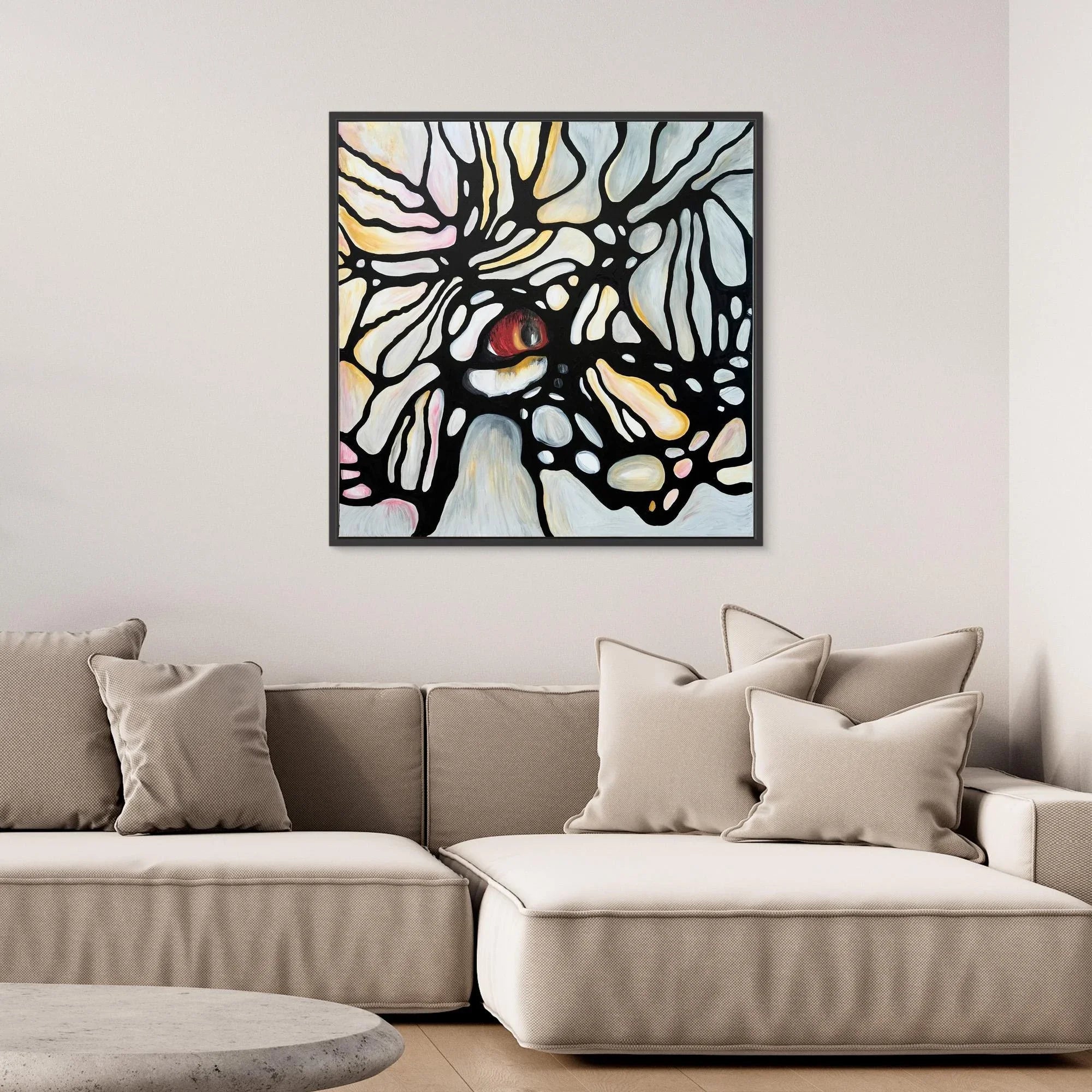 Canvas Print: Zebra - Silvia Pusceddu | Contemporary Art Prints