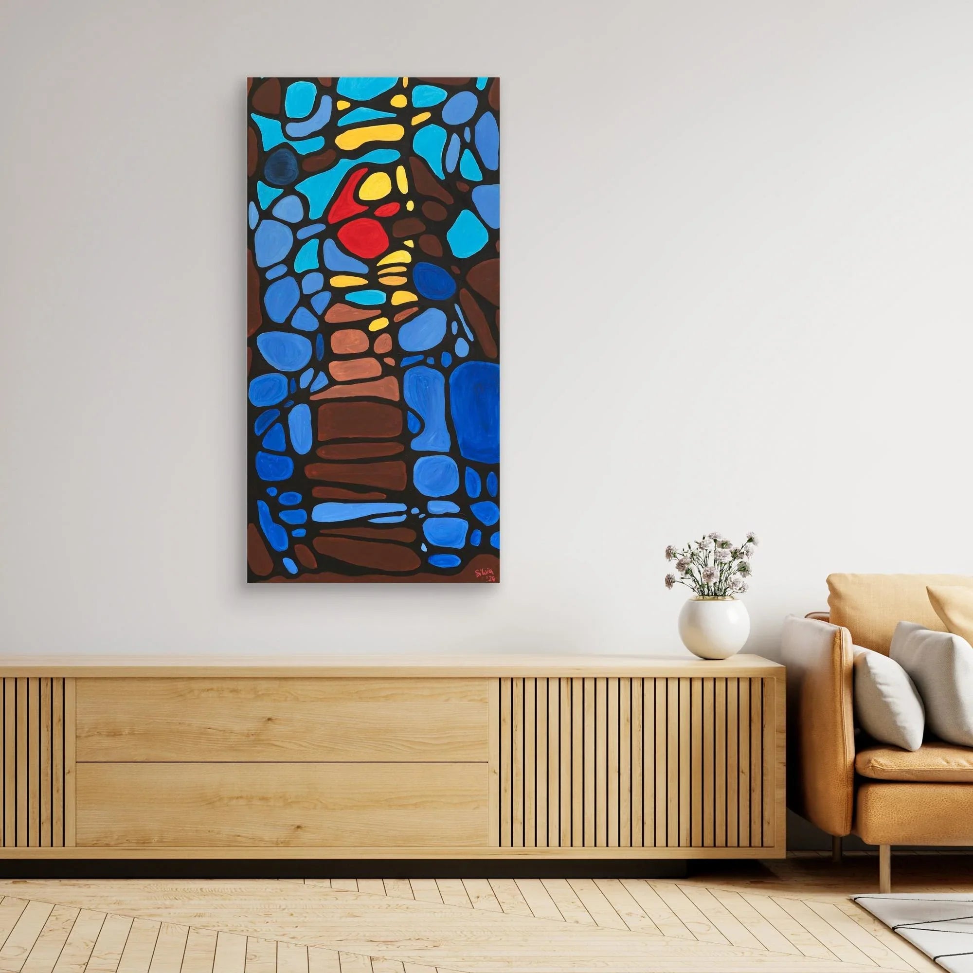 Canvas Print: Path - Silvia Pusceddu | Contemporary Art Prints