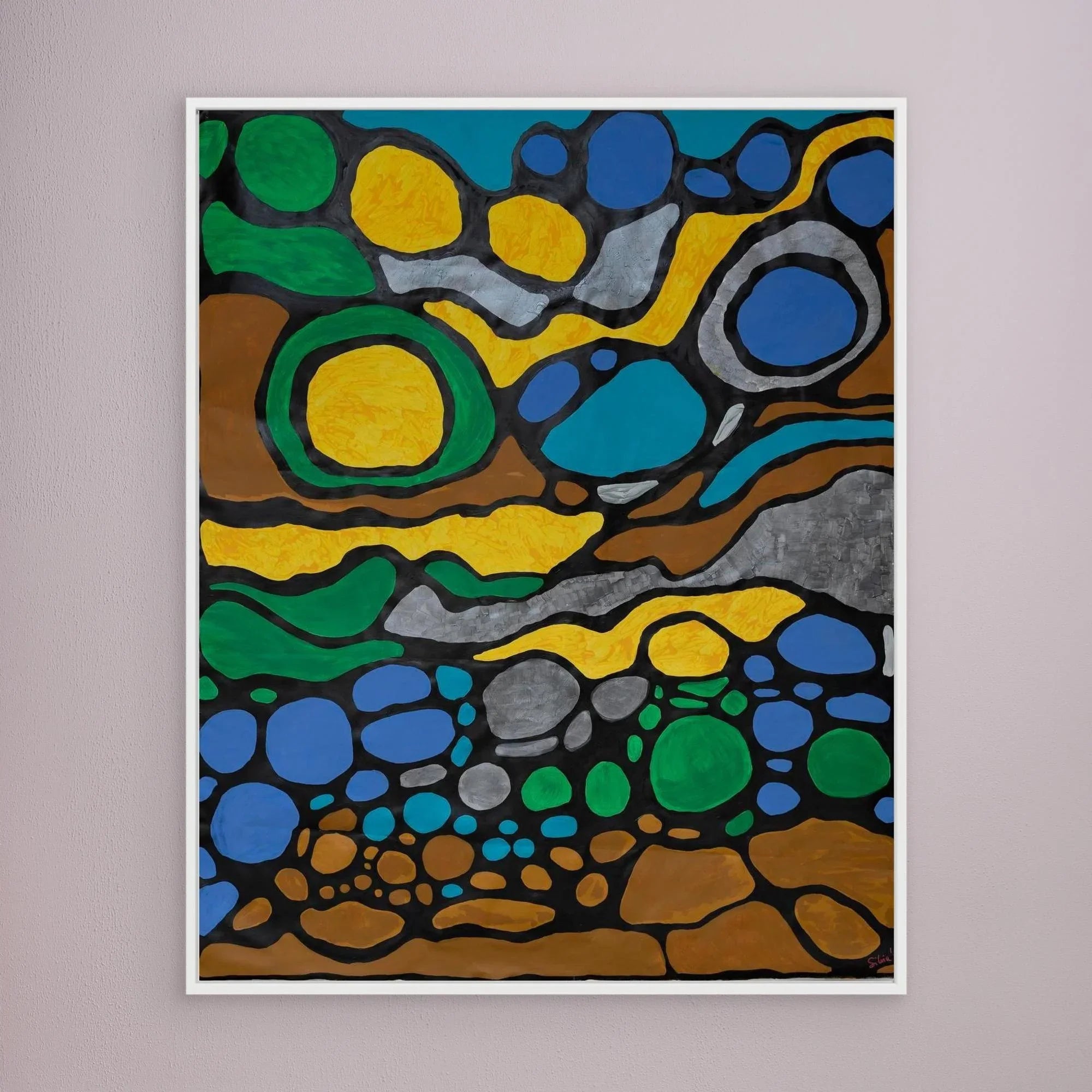 Canvas Print: Joyful - Silvia Pusceddu | Contemporary Art Prints