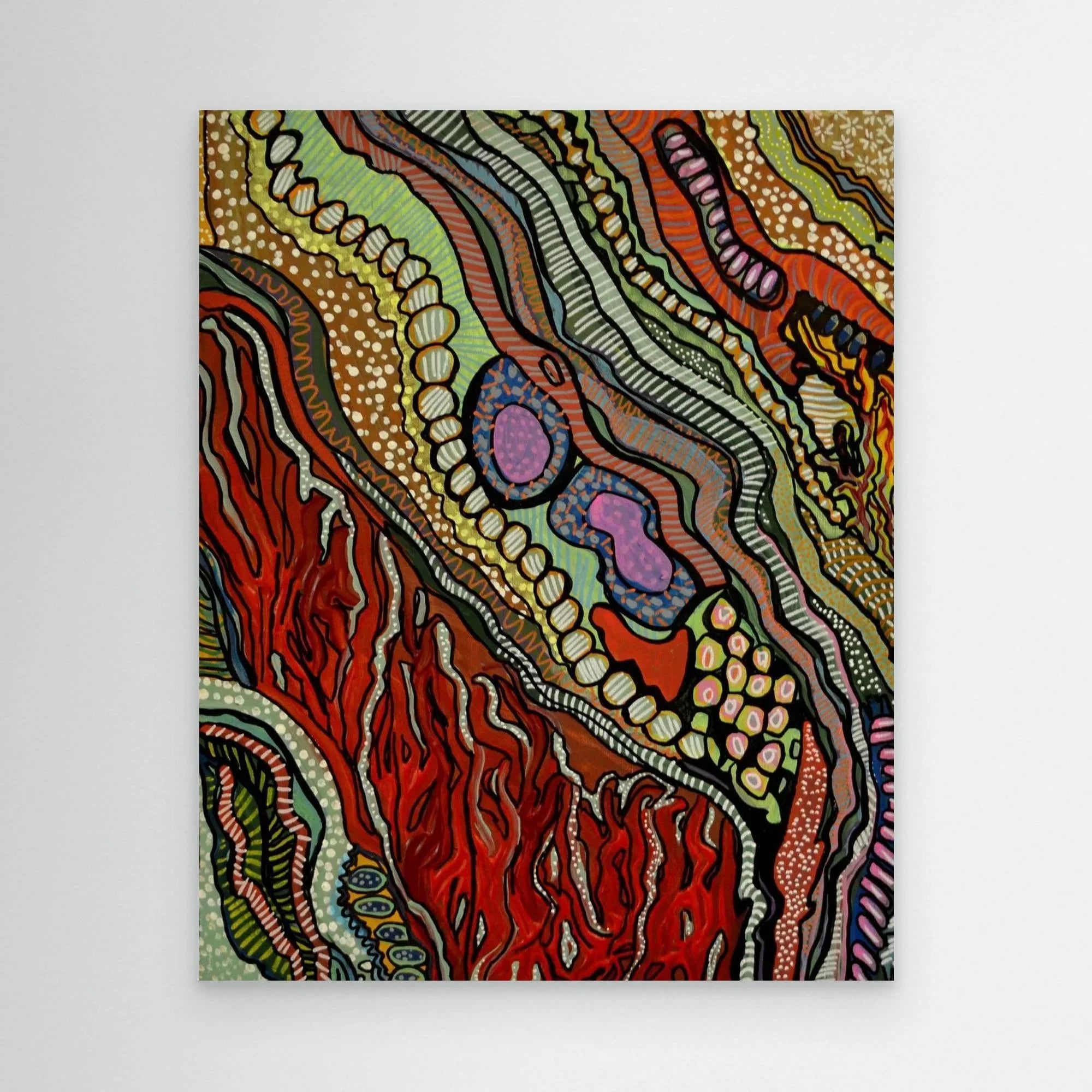Canvas Print: Coral - Silvia Pusceddu | Contemporary Art Prints