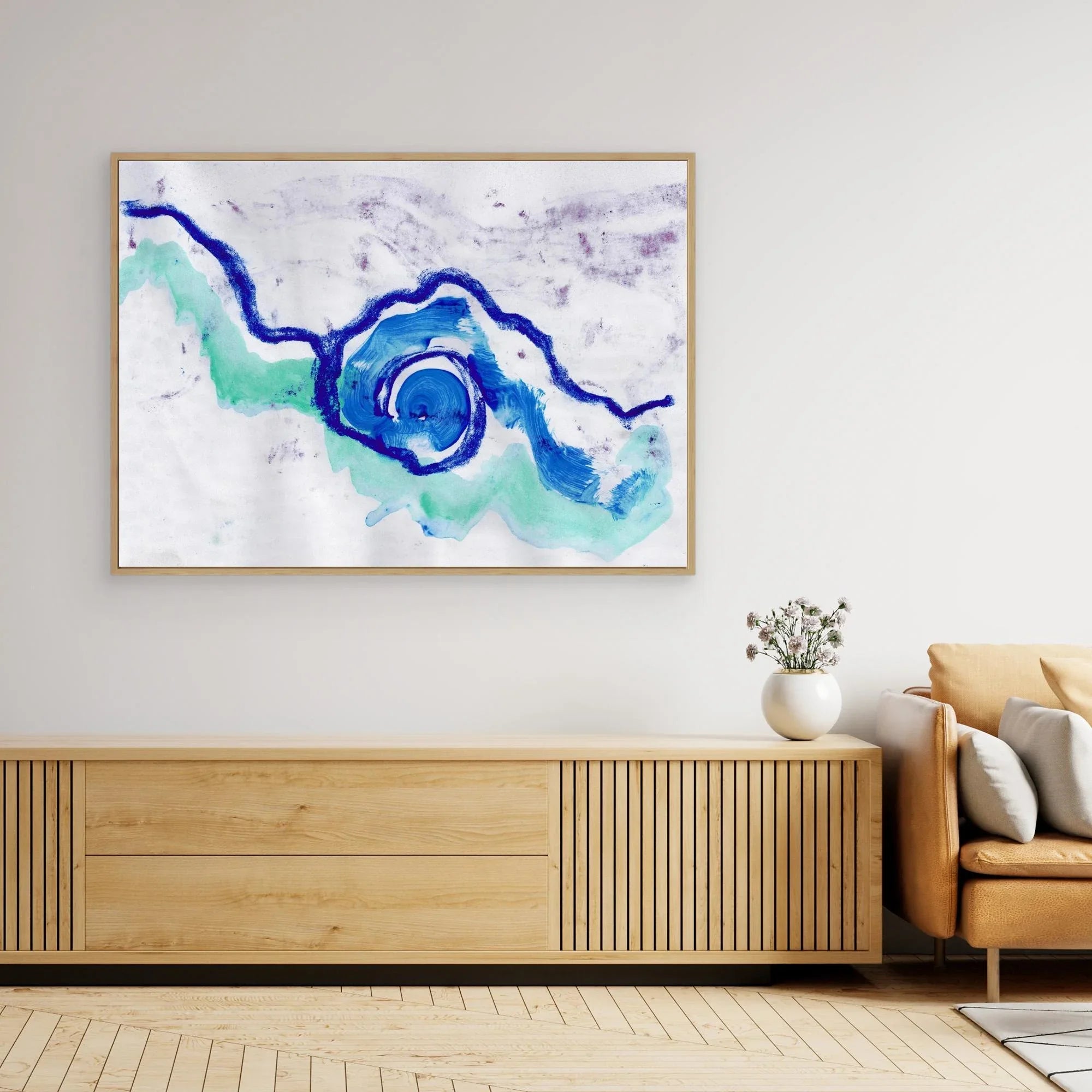 Canvas Print: Lapis - Silvia Pusceddu | Contemporary Art Prints