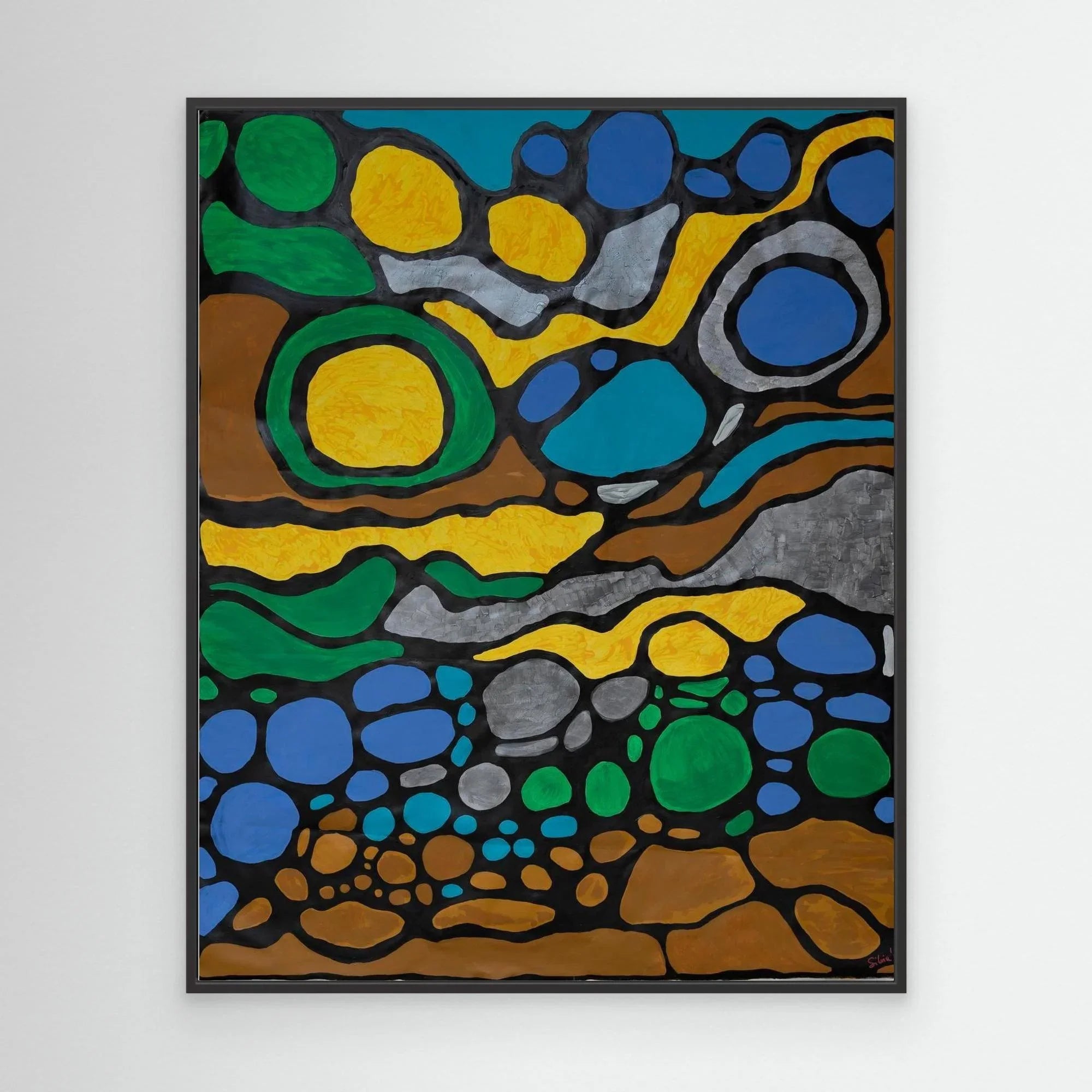 Canvas Print: Joyful - Silvia Pusceddu | Contemporary Art Prints