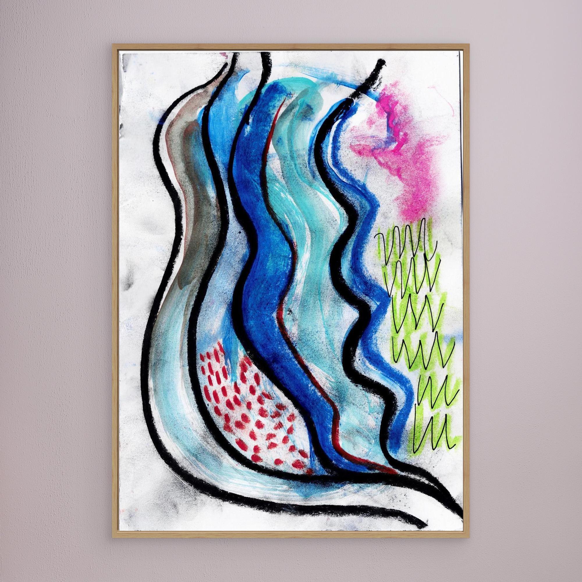 Canvas Print: Feathers - Silvia Pusceddu | Contemporary Art Prints