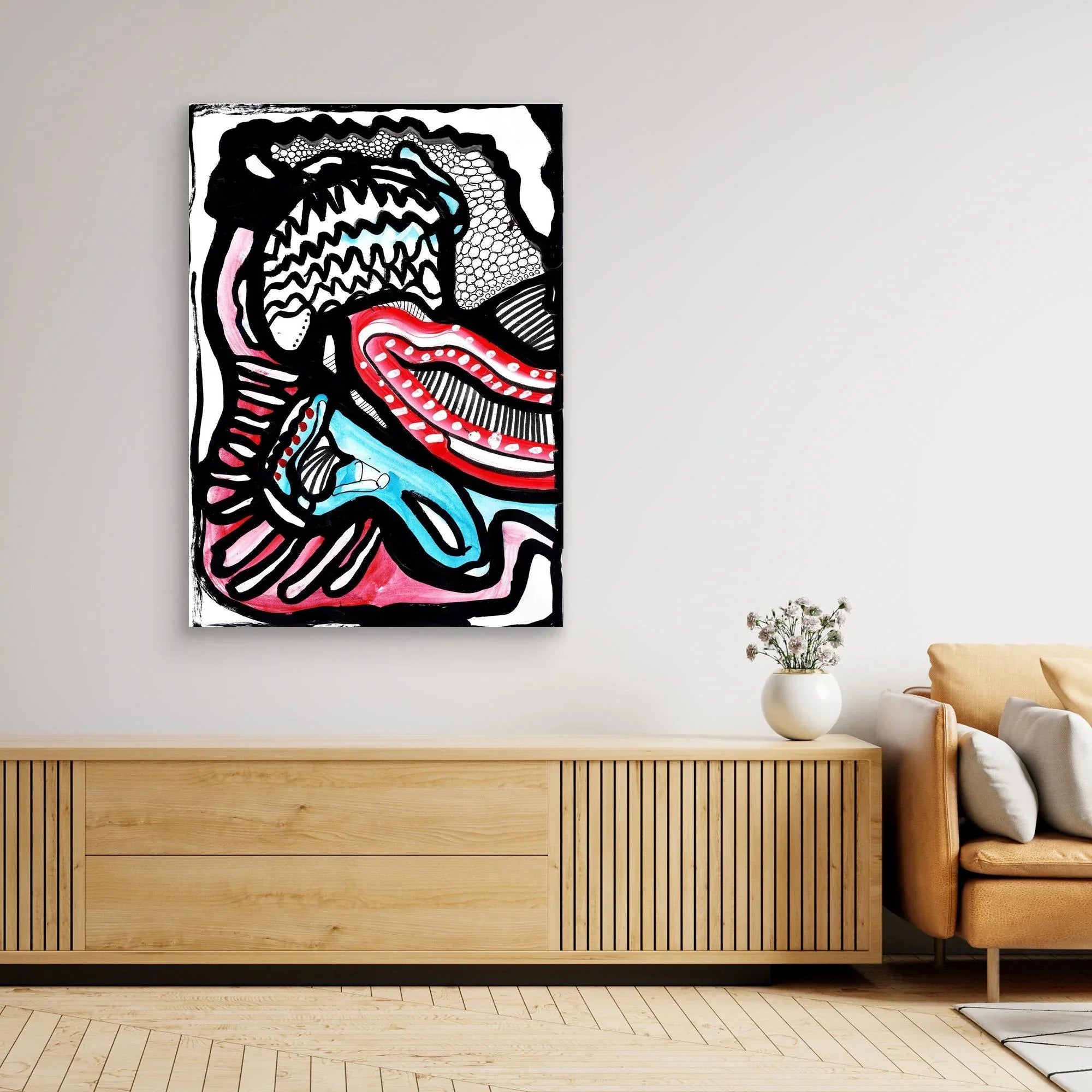 Canvas Print: Tribe - Silvia Pusceddu | Contemporary Art Prints