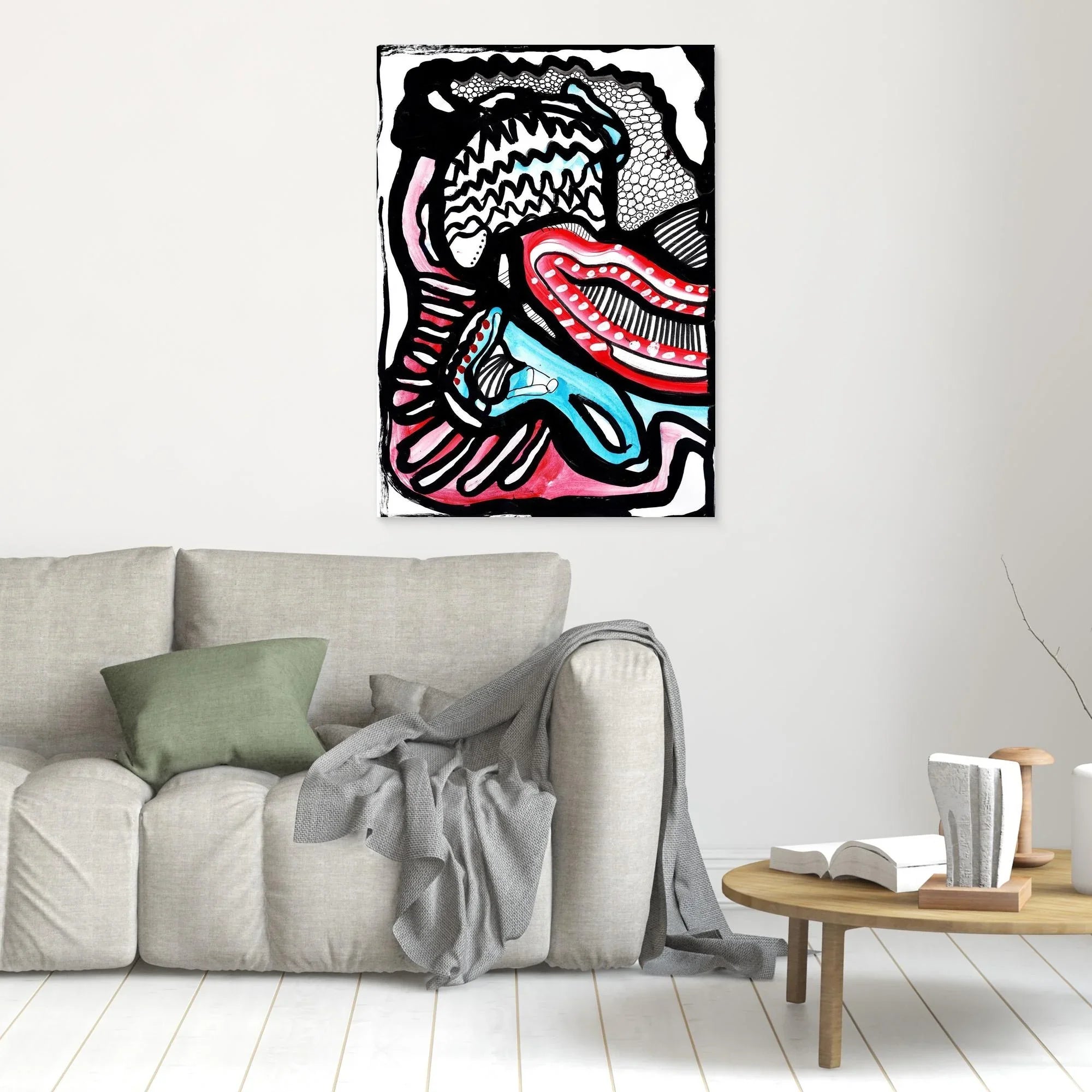 Canvas Print: Tribe - Silvia Pusceddu | Contemporary Art Prints