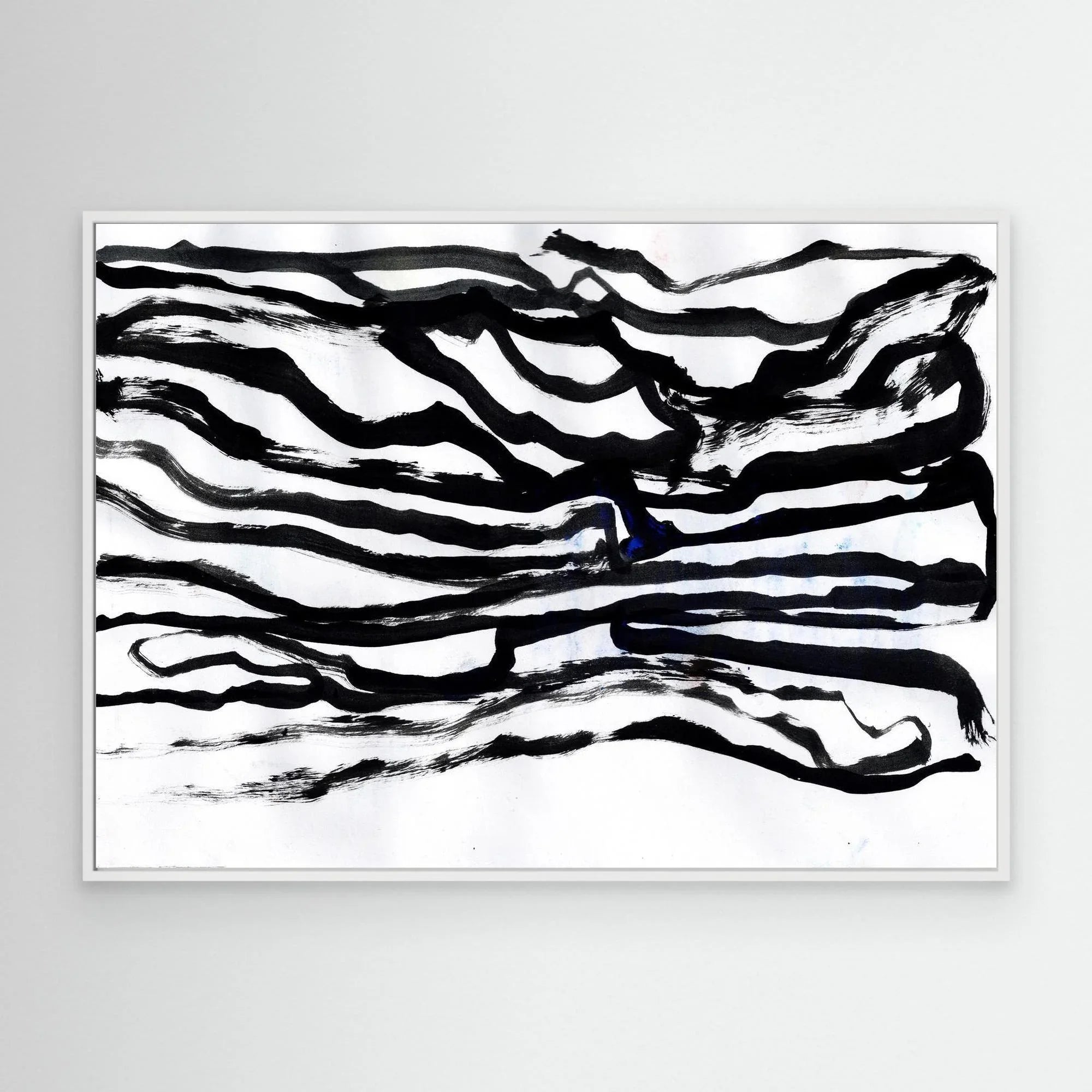 Canvas Print: Black Web - Silvia Pusceddu | Contemporary Art Prints