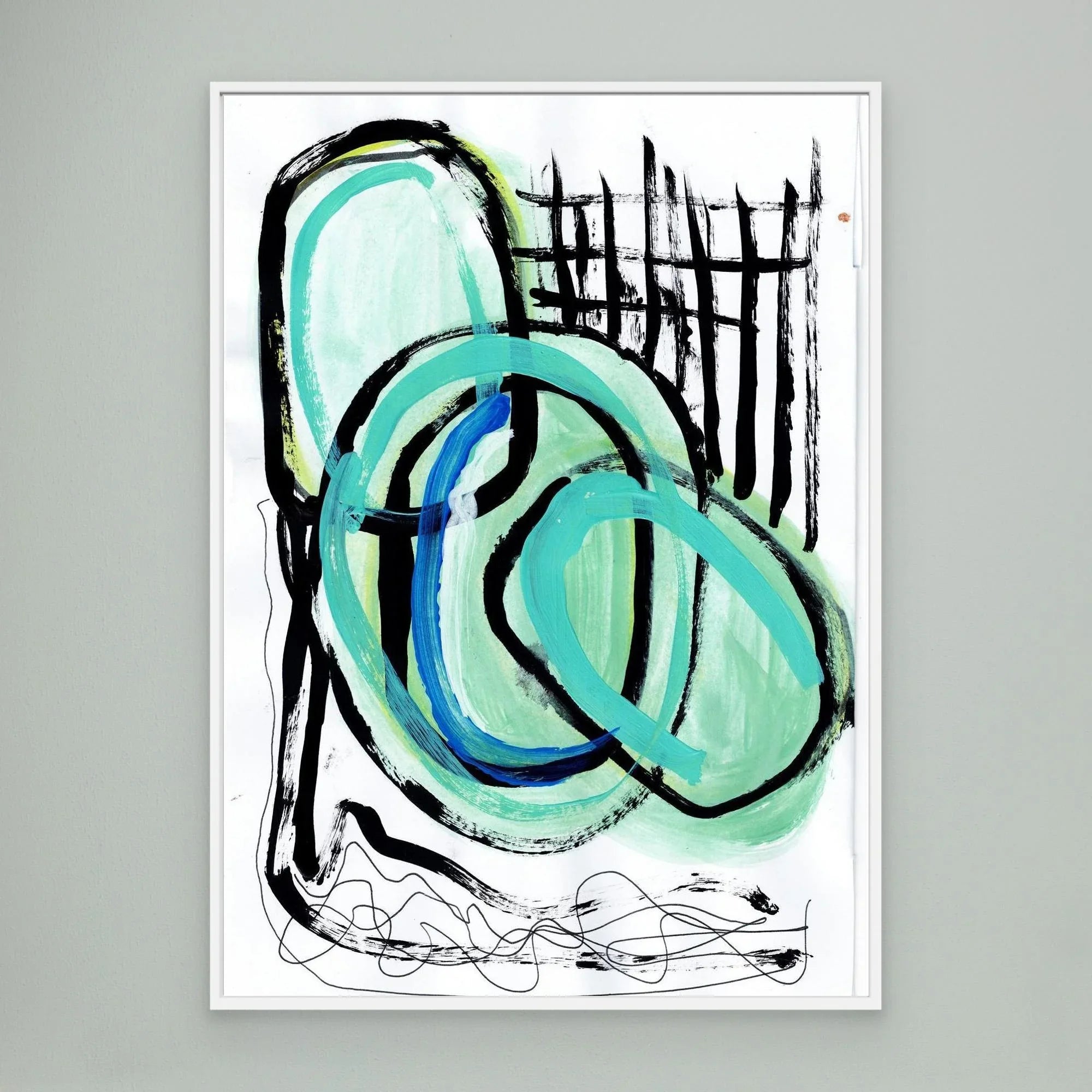 Canvas Print: Circles - Silvia Pusceddu | Contemporary Art Prints