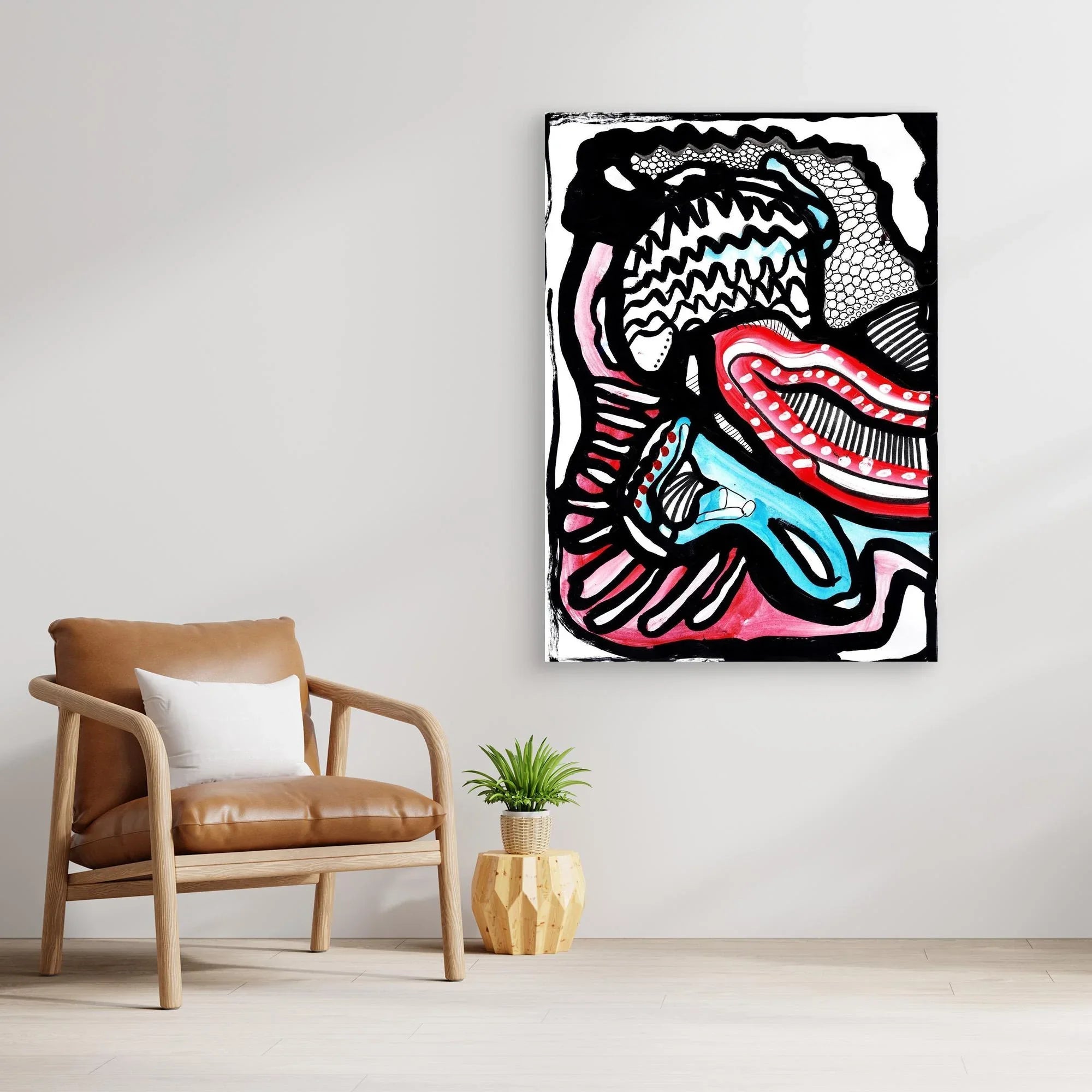 Canvas Print: Tribe - Silvia Pusceddu | Contemporary Art Prints