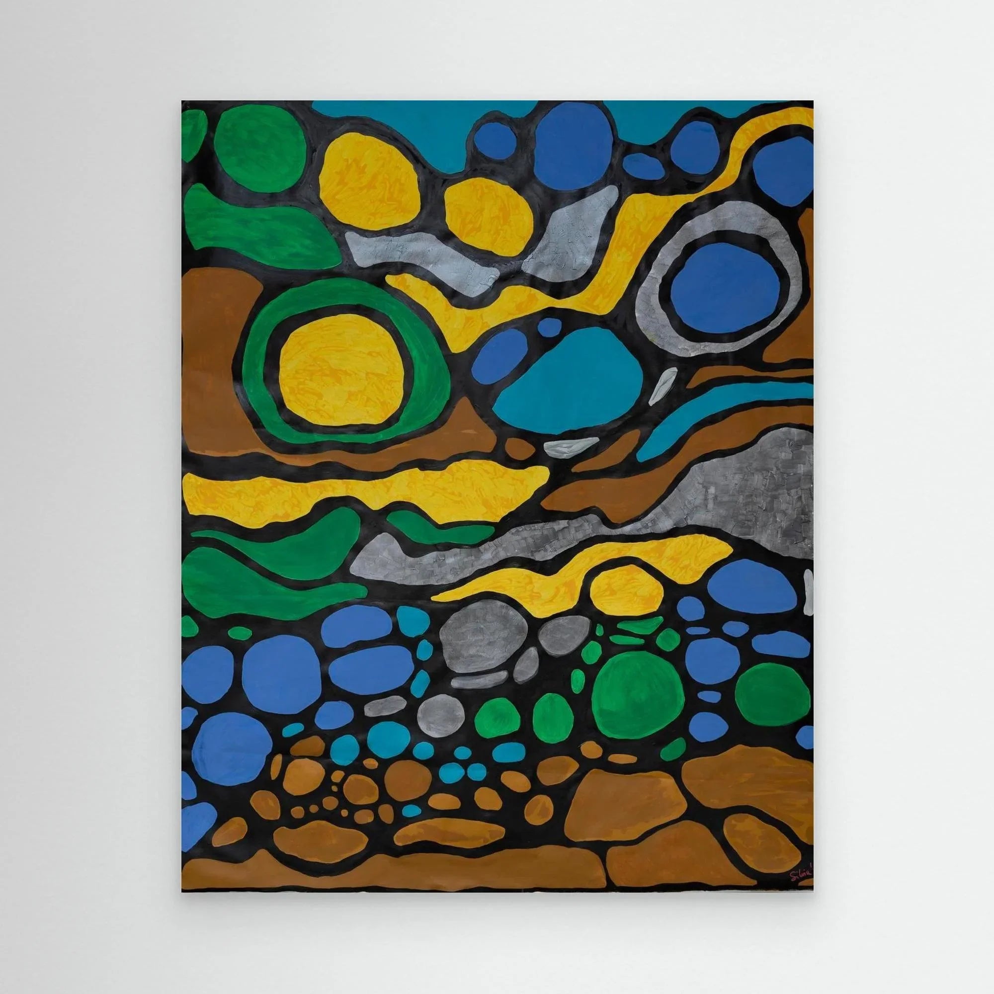 Canvas Print: Joyful - Silvia Pusceddu | Contemporary Art Prints