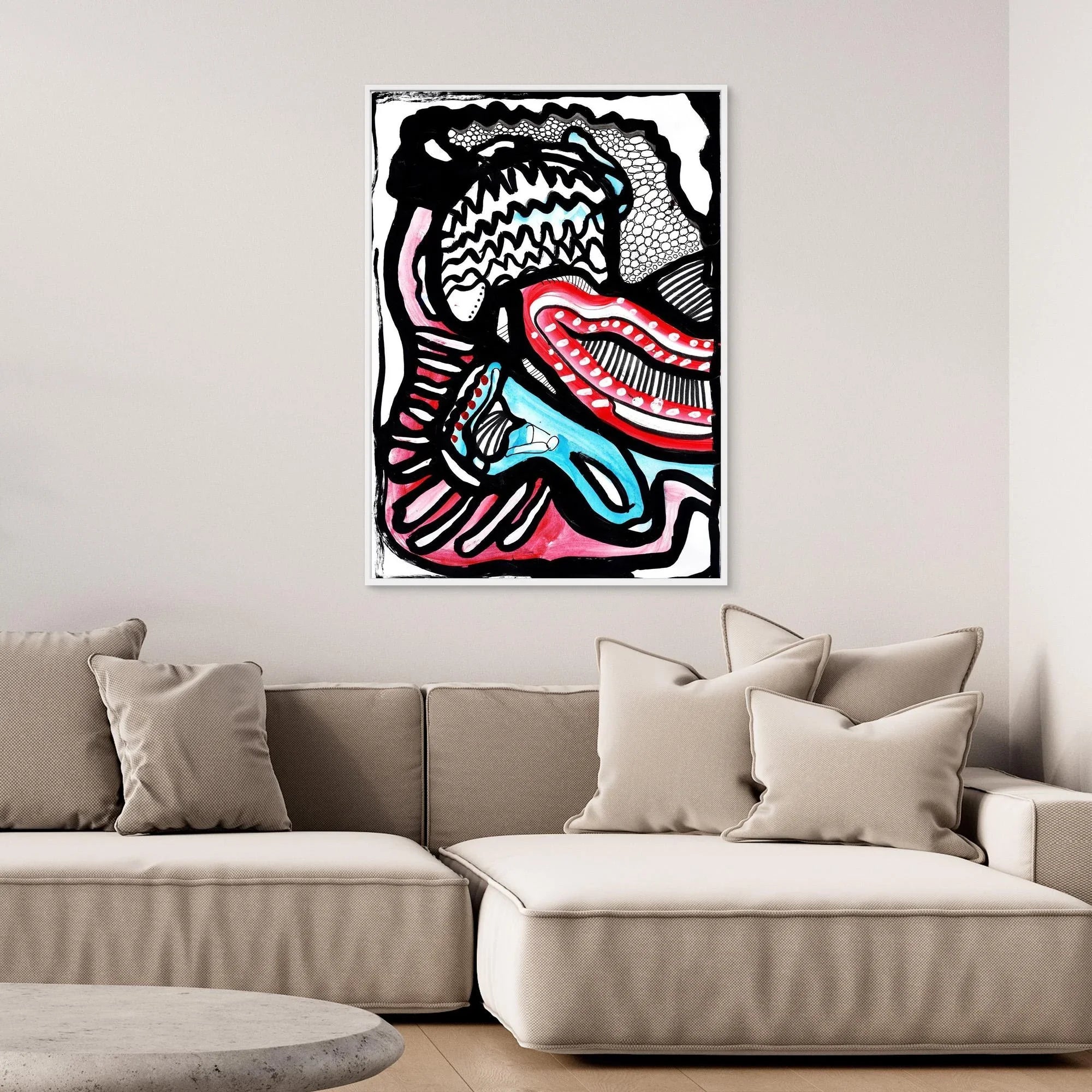 Canvas Print: Tribe - Silvia Pusceddu | Contemporary Art Prints