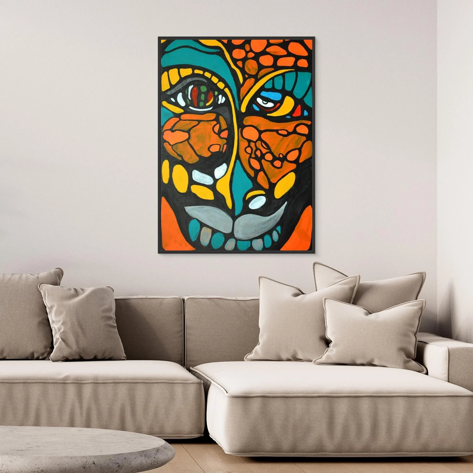 Canvas Print: Censor - Silvia Pusceddu | Contemporary Art Prints