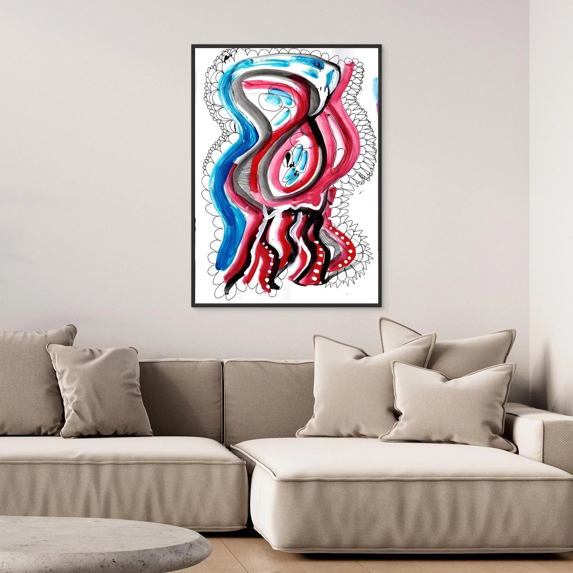 Canvas Print: Dance - Silvia Pusceddu | Contemporary Art Prints