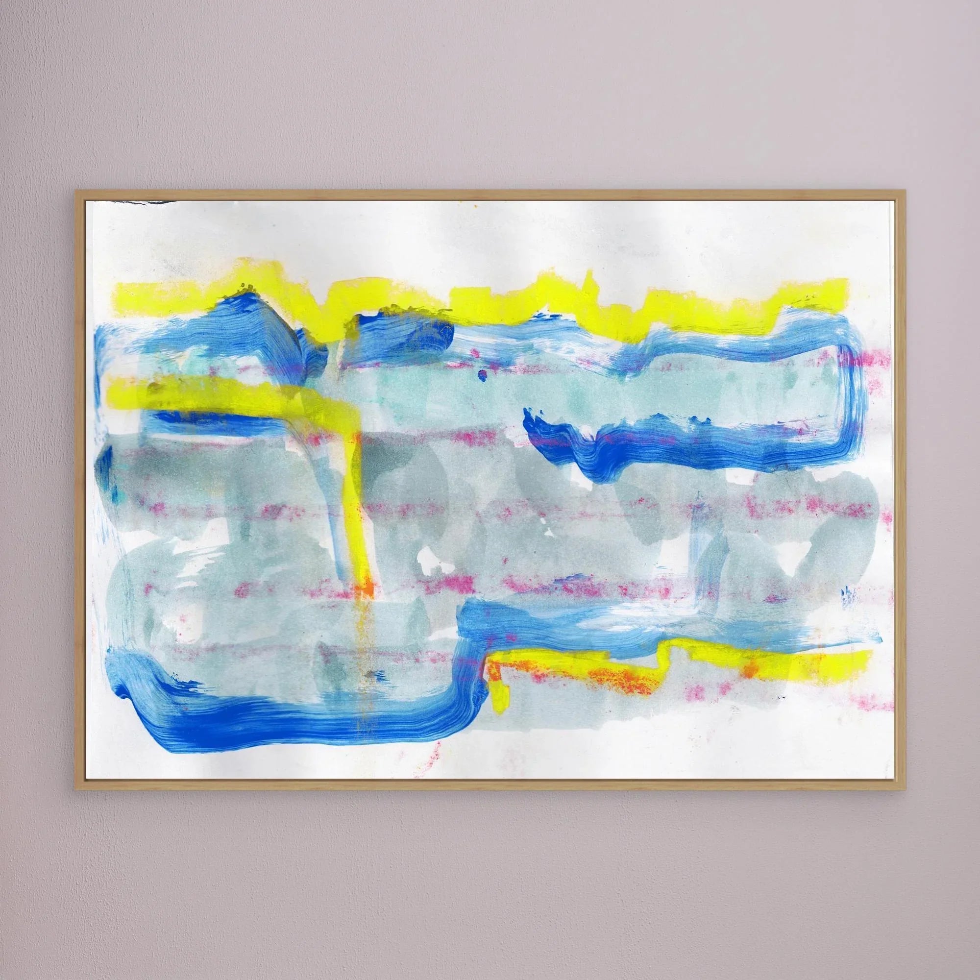 Canvas Print: Giallo - Silvia Pusceddu | Contemporary Art Prints