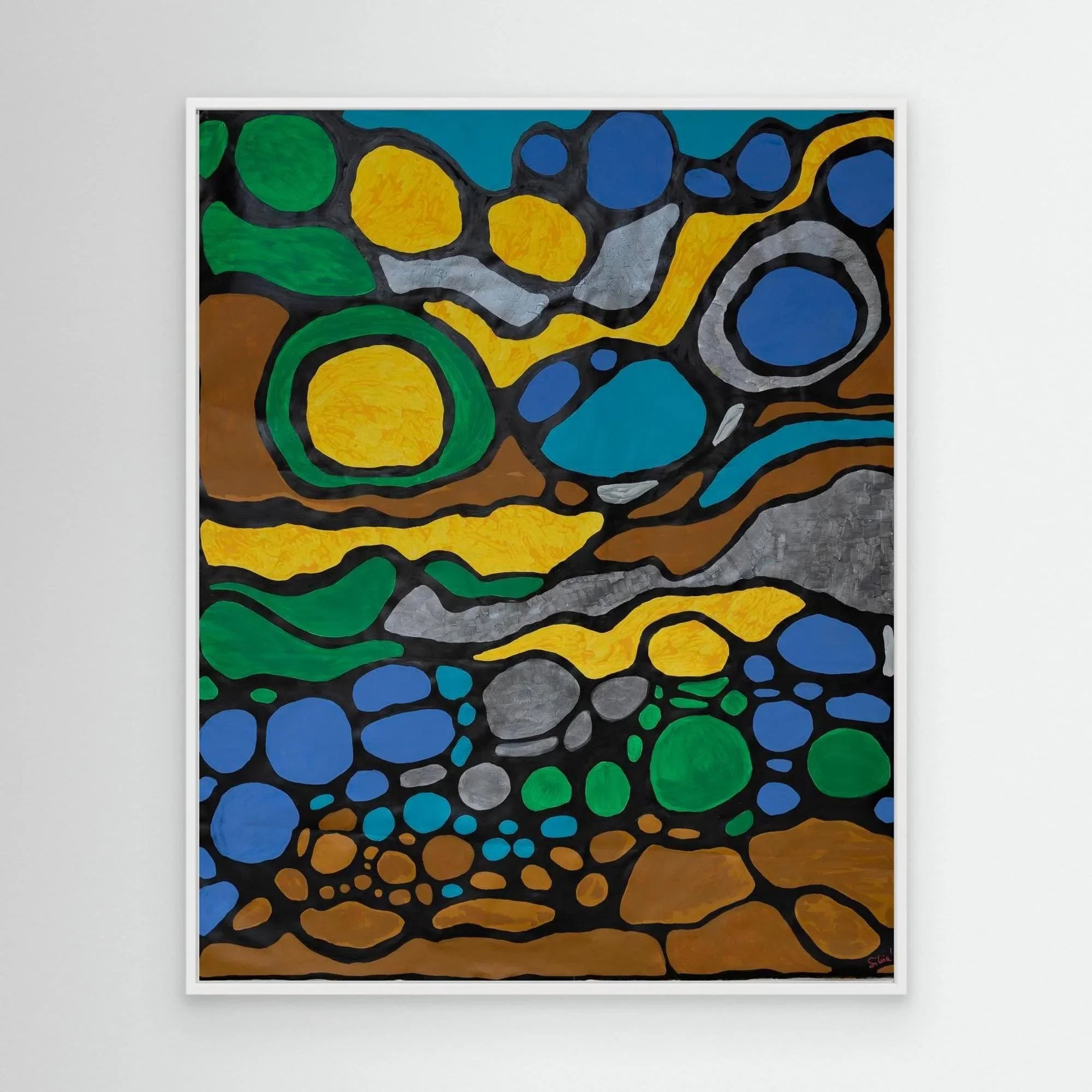 Canvas Print: Joyful - Silvia Pusceddu | Contemporary Art Prints