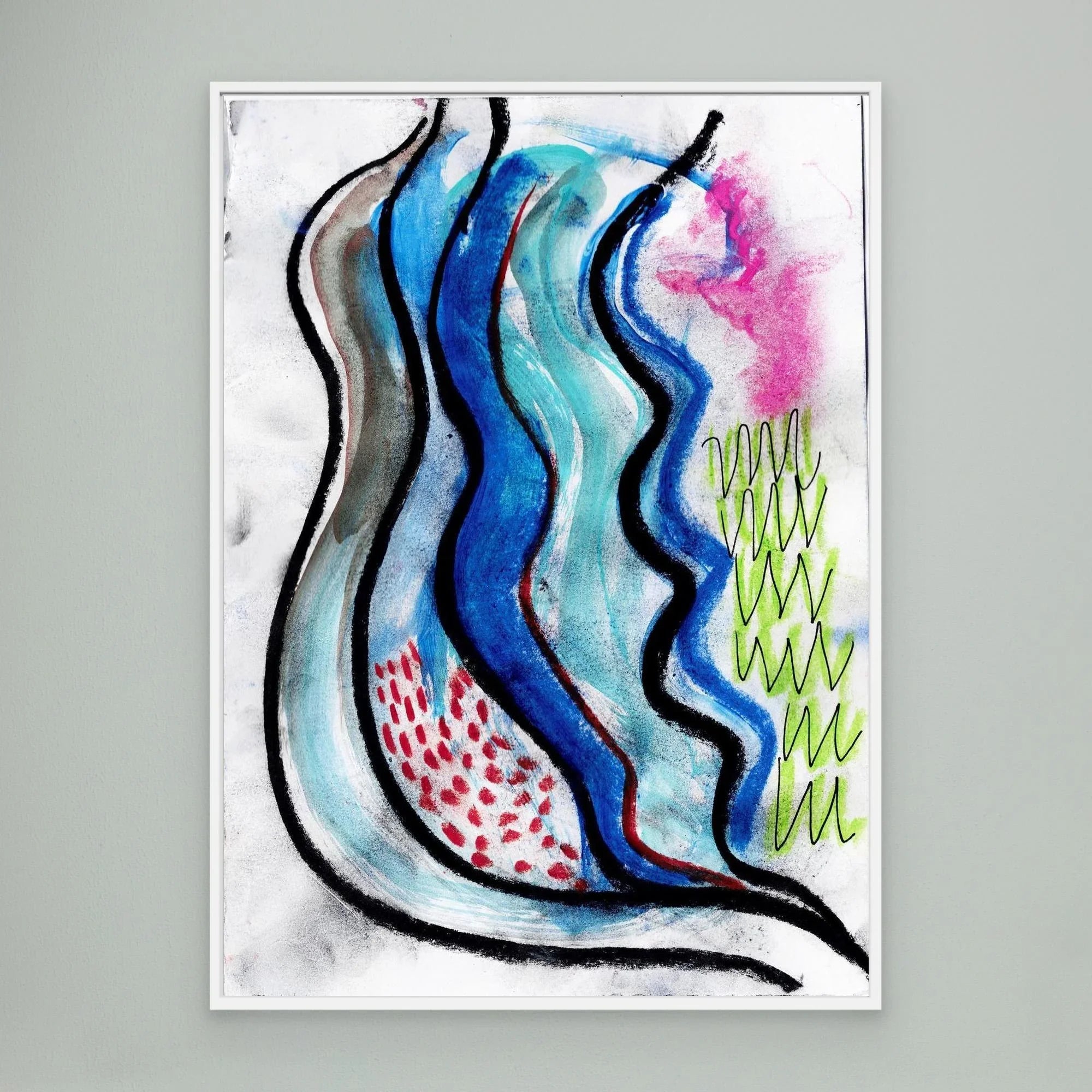 Canvas Print: Feathers - Silvia Pusceddu | Contemporary Art Prints