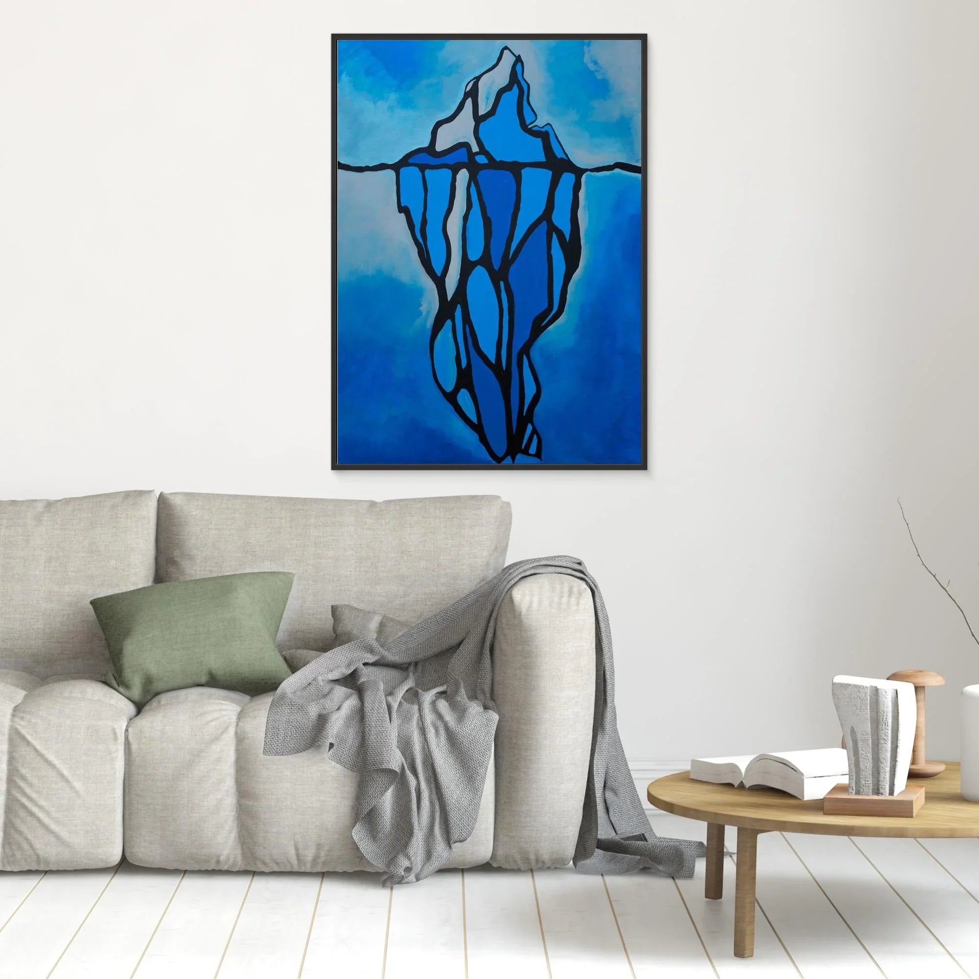 Canvas Print: Iceberg - Silvia Pusceddu | Contemporary Art Prints