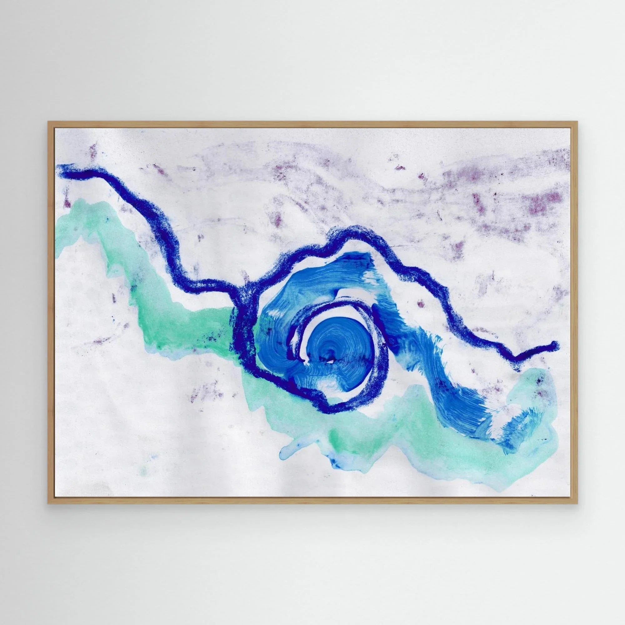 Canvas Print: Lapis - Silvia Pusceddu | Contemporary Art Prints