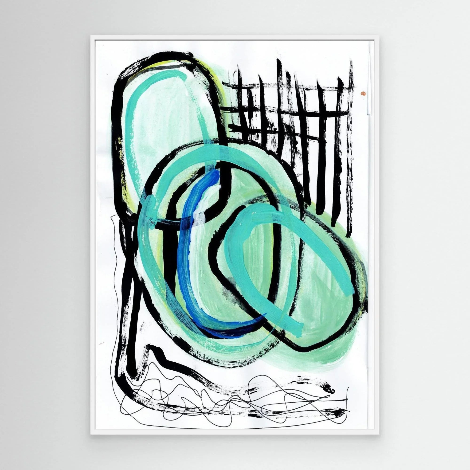 Canvas Print: Circles - Silvia Pusceddu | Contemporary Art Prints