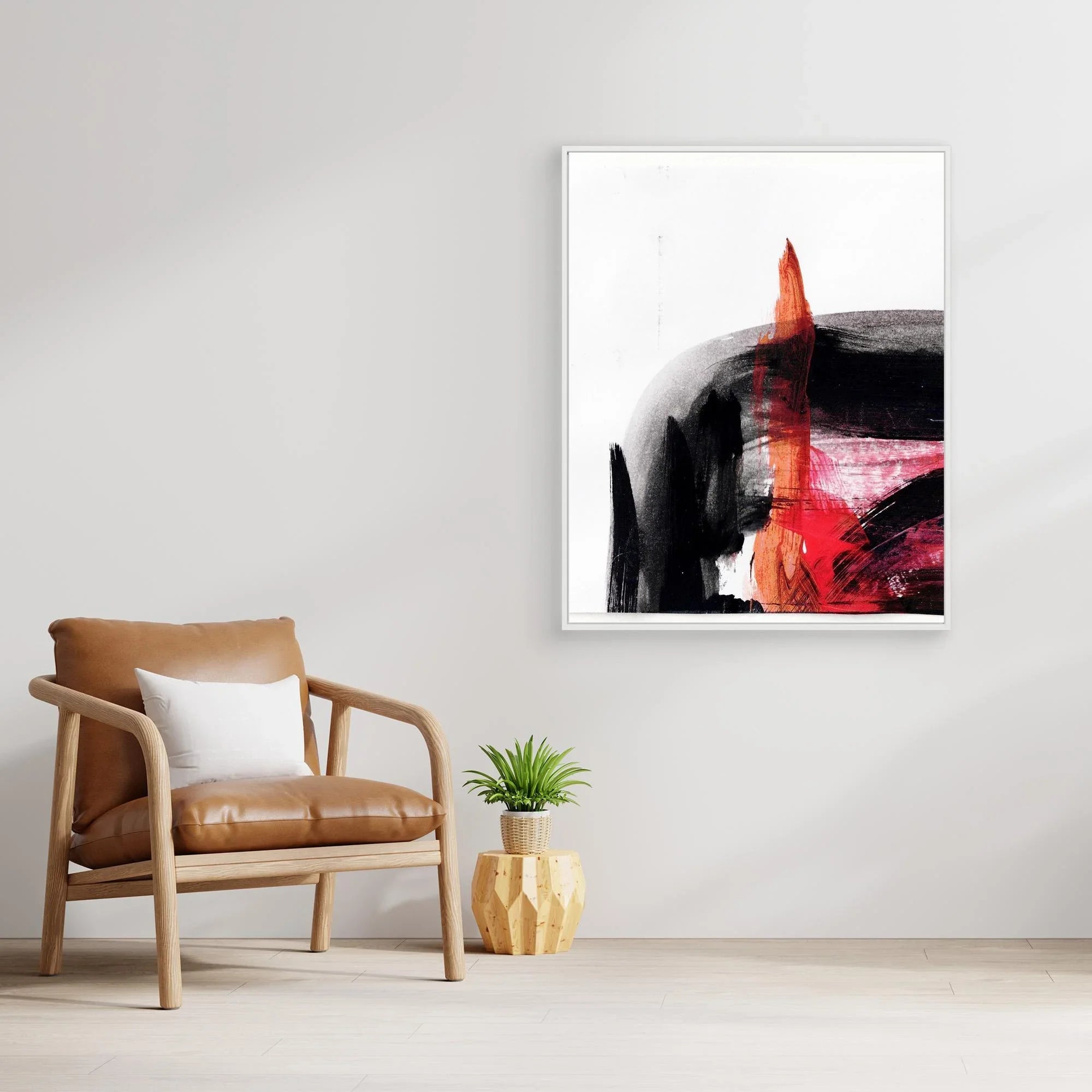 Canvas Print: Hong Kong Light Show I - Silvia Pusceddu | Contemporary Art Prints