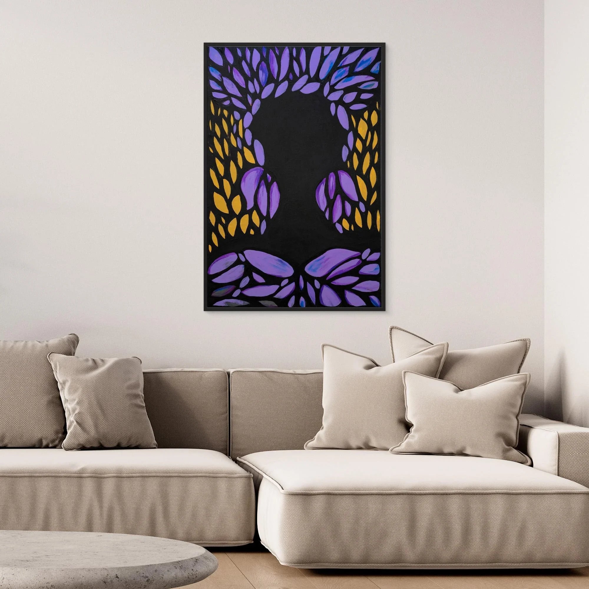 Canvas Print: Viola - Silvia Pusceddu | Contemporary Art Prints