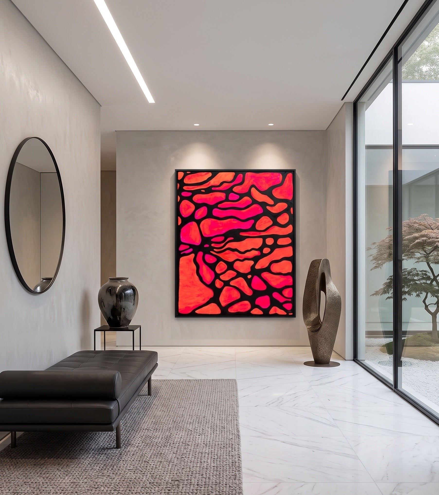 Canvas Print: Rosso di Sera