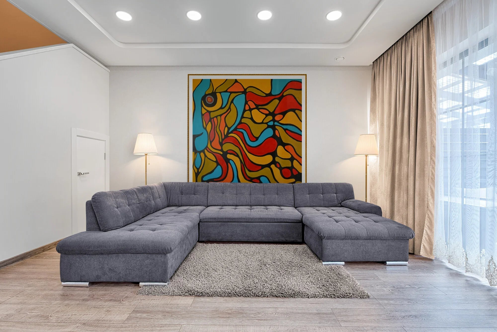 Canvas Print: King - Silvia Pusceddu | Contemporary Art Prints