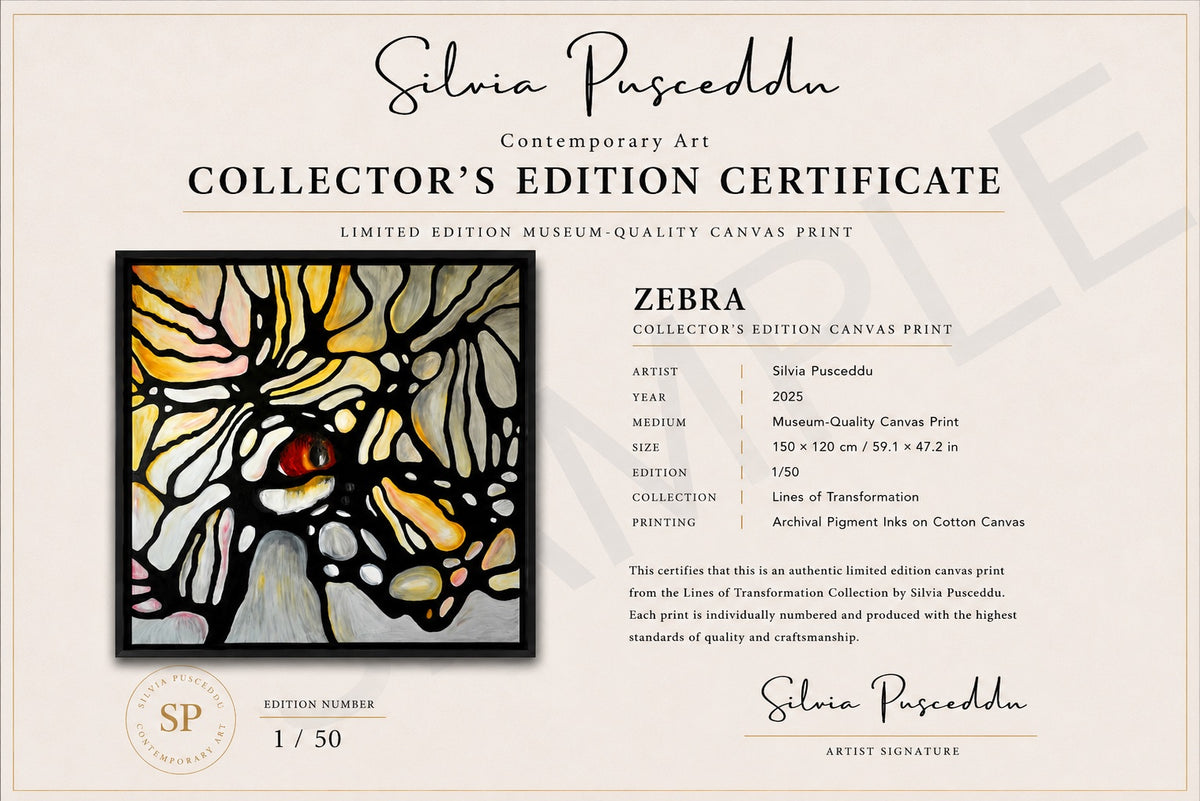 Zebra — Collector’s Edition Canvas Artwork