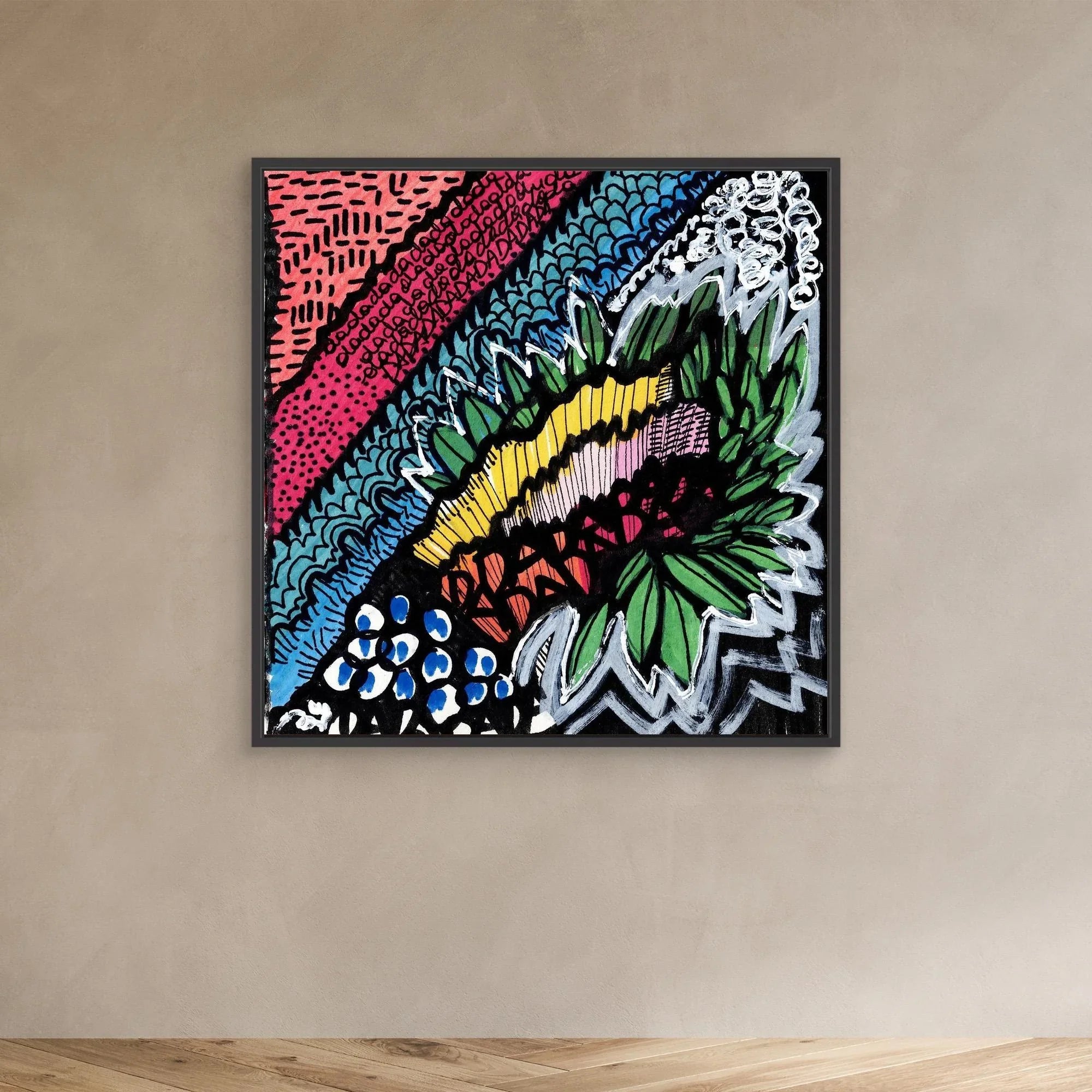 Canvas Print: Garden Dada - Silvia Pusceddu | Contemporary Art Prints