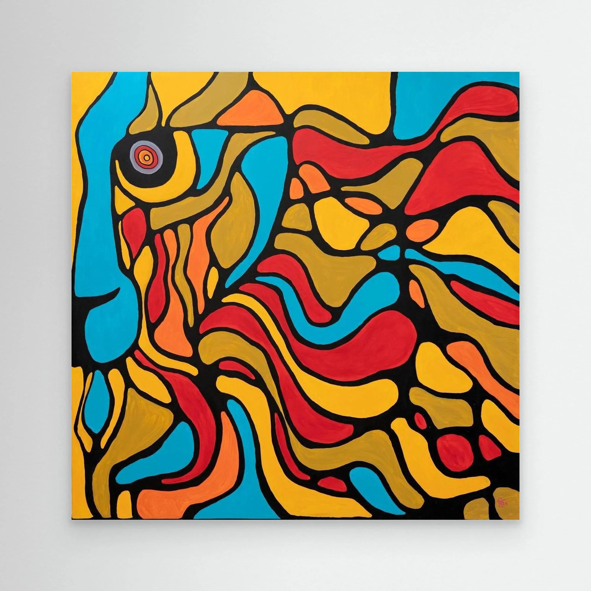 Canvas Print: King - Silvia Pusceddu | Contemporary Art Prints