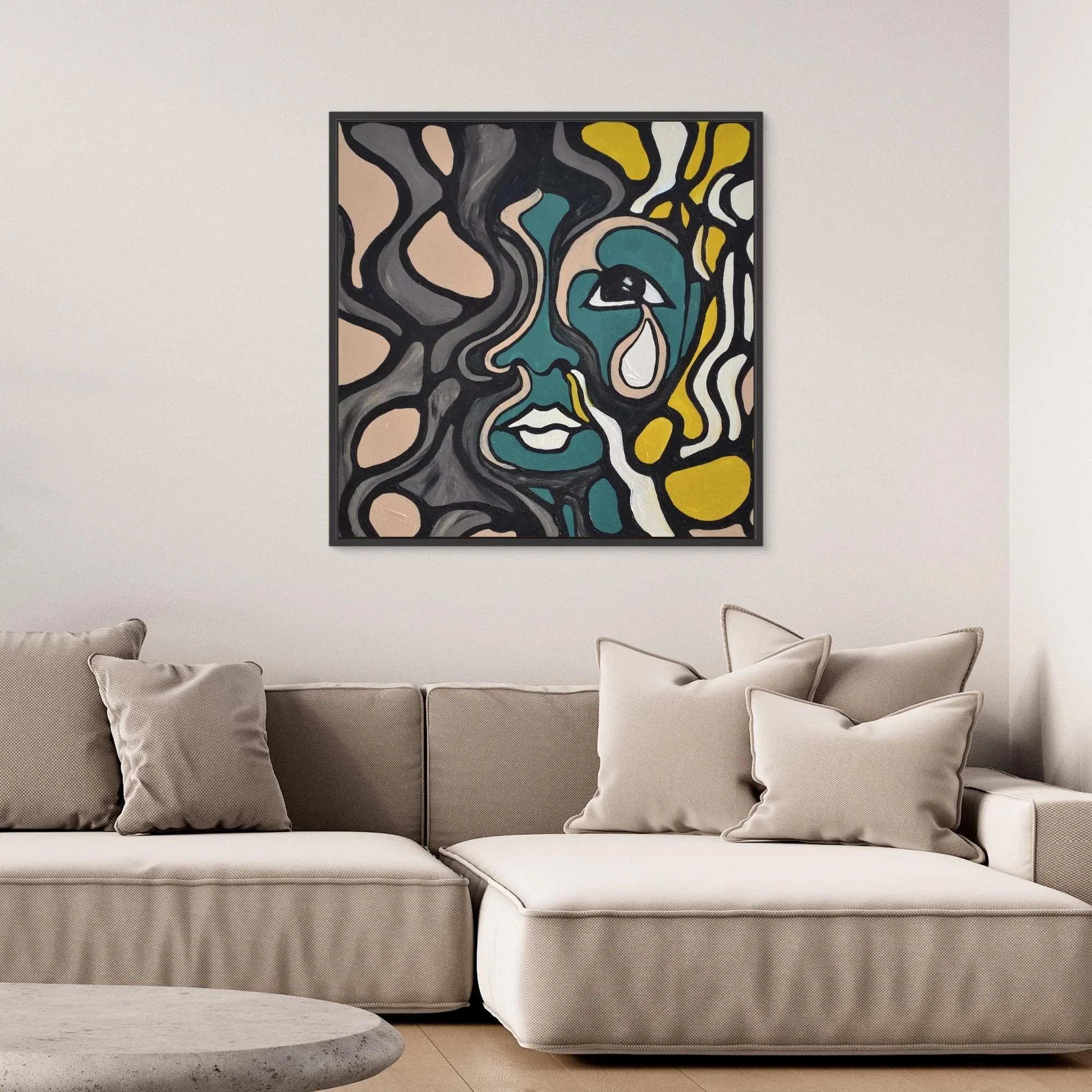 Canvas Print: Aether - Silvia Pusceddu | Contemporary Art Prints