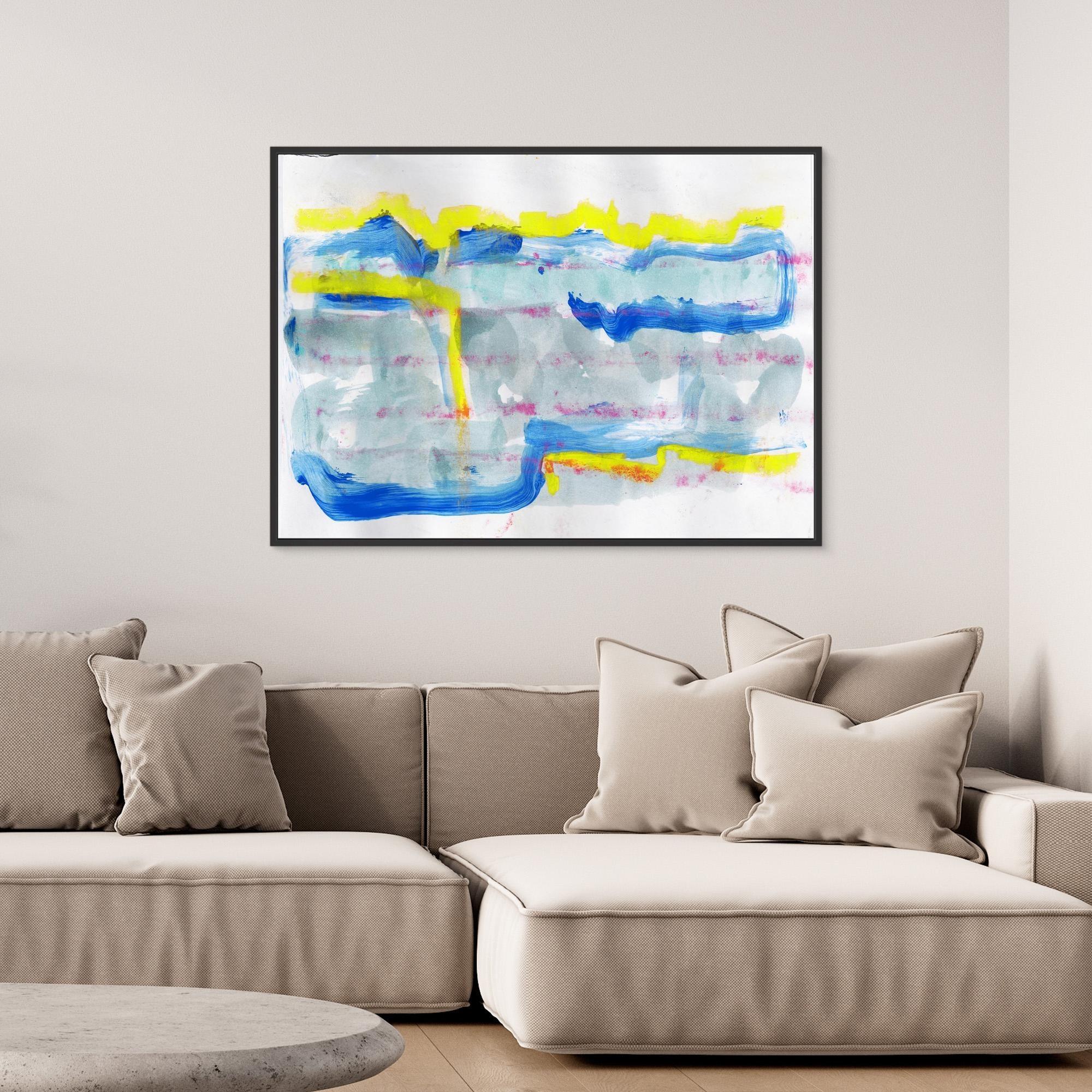 Canvas Print: Giallo - Silvia Pusceddu | Contemporary Art Prints