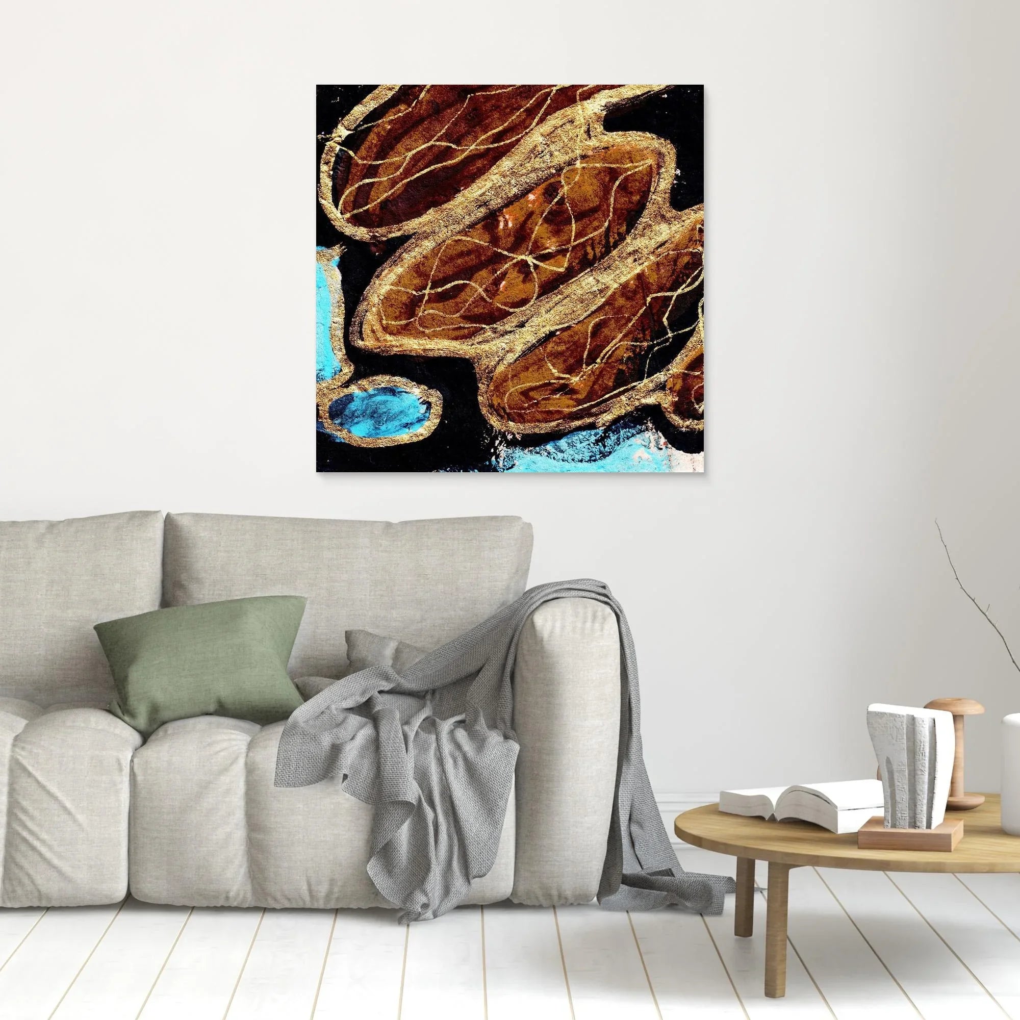 Canvas Print: Roots of Light - Silvia Pusceddu | Contemporary Art Prints