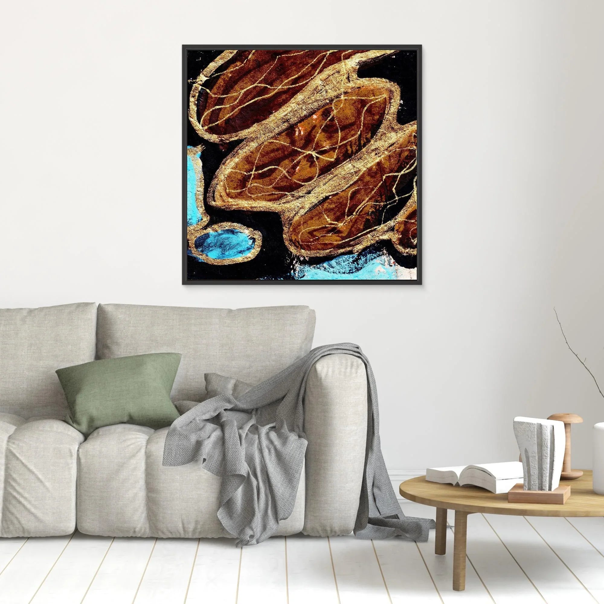 Canvas Print: Roots of Light - Silvia Pusceddu | Contemporary Art Prints