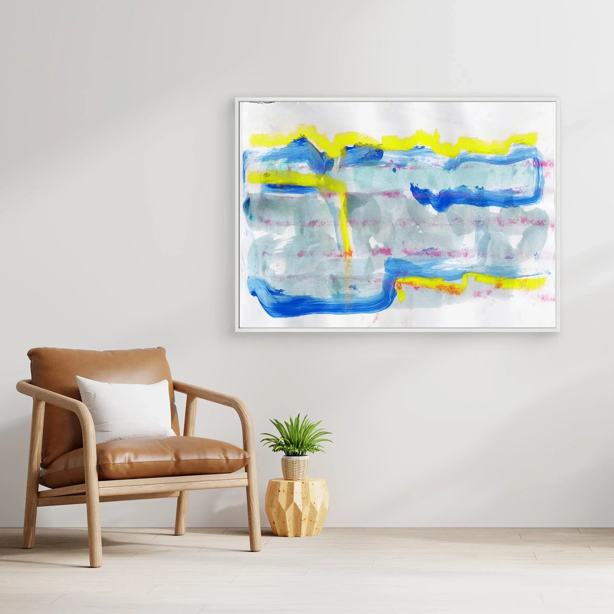 Canvas Print: Giallo - Silvia Pusceddu | Contemporary Art Prints