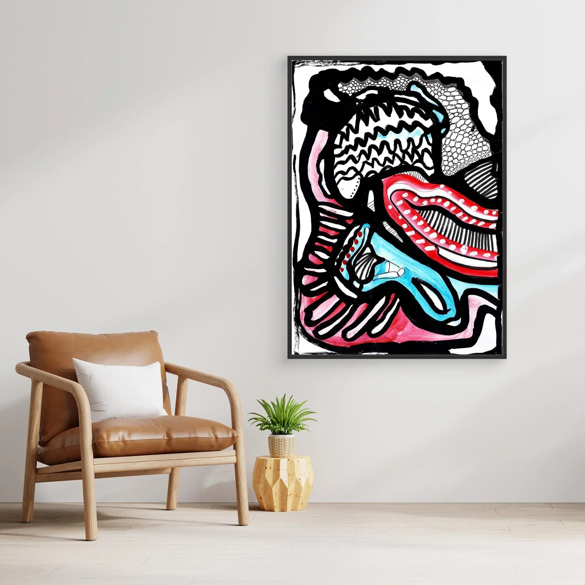 Canvas Print: Tribe - Silvia Pusceddu | Contemporary Art Prints