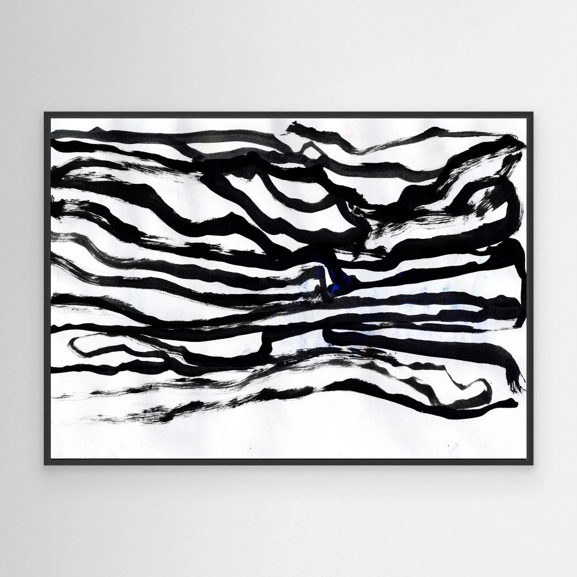 Canvas Print: Black Web - Silvia Pusceddu | Contemporary Art Prints