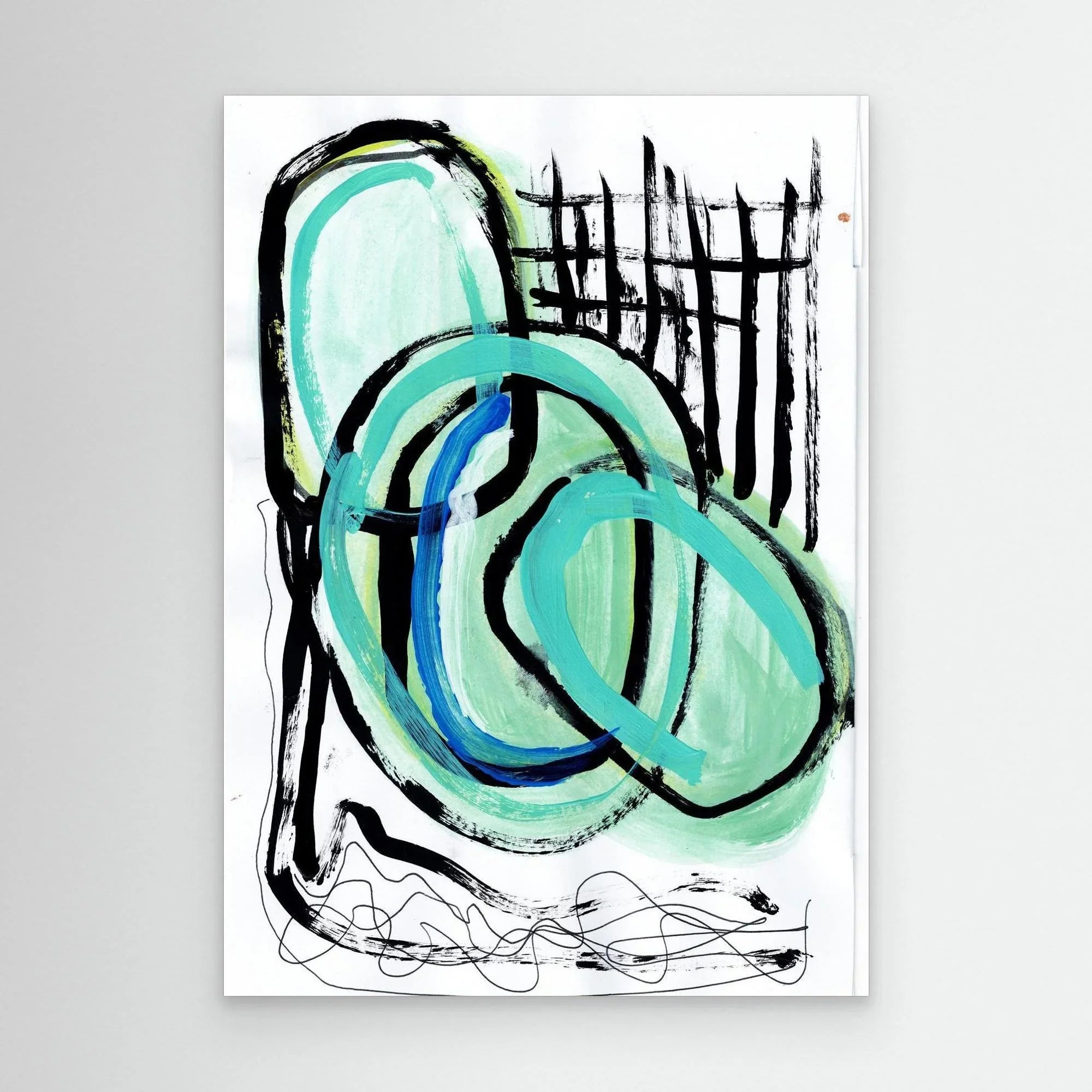 Canvas Print: Circles - Silvia Pusceddu | Contemporary Art Prints