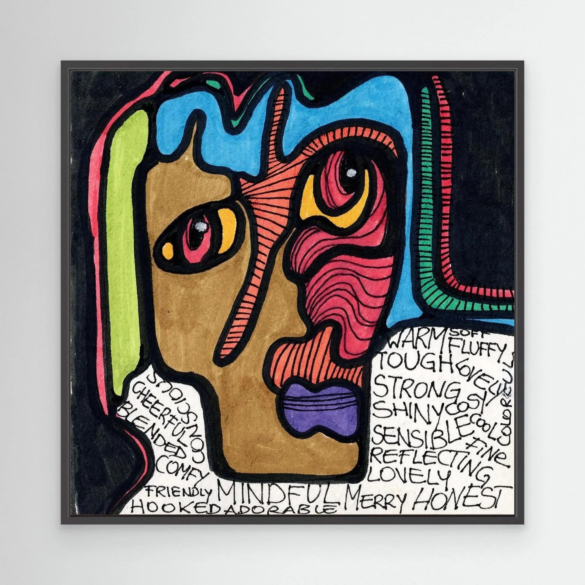 Canvas Print: Selfportrait DADA - Silvia Pusceddu | Contemporary Art Prints