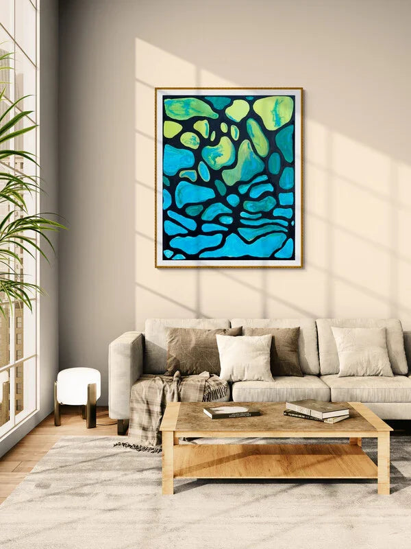 Canvas Print: Acqua - Silvia Pusceddu | Contemporary Art Prints