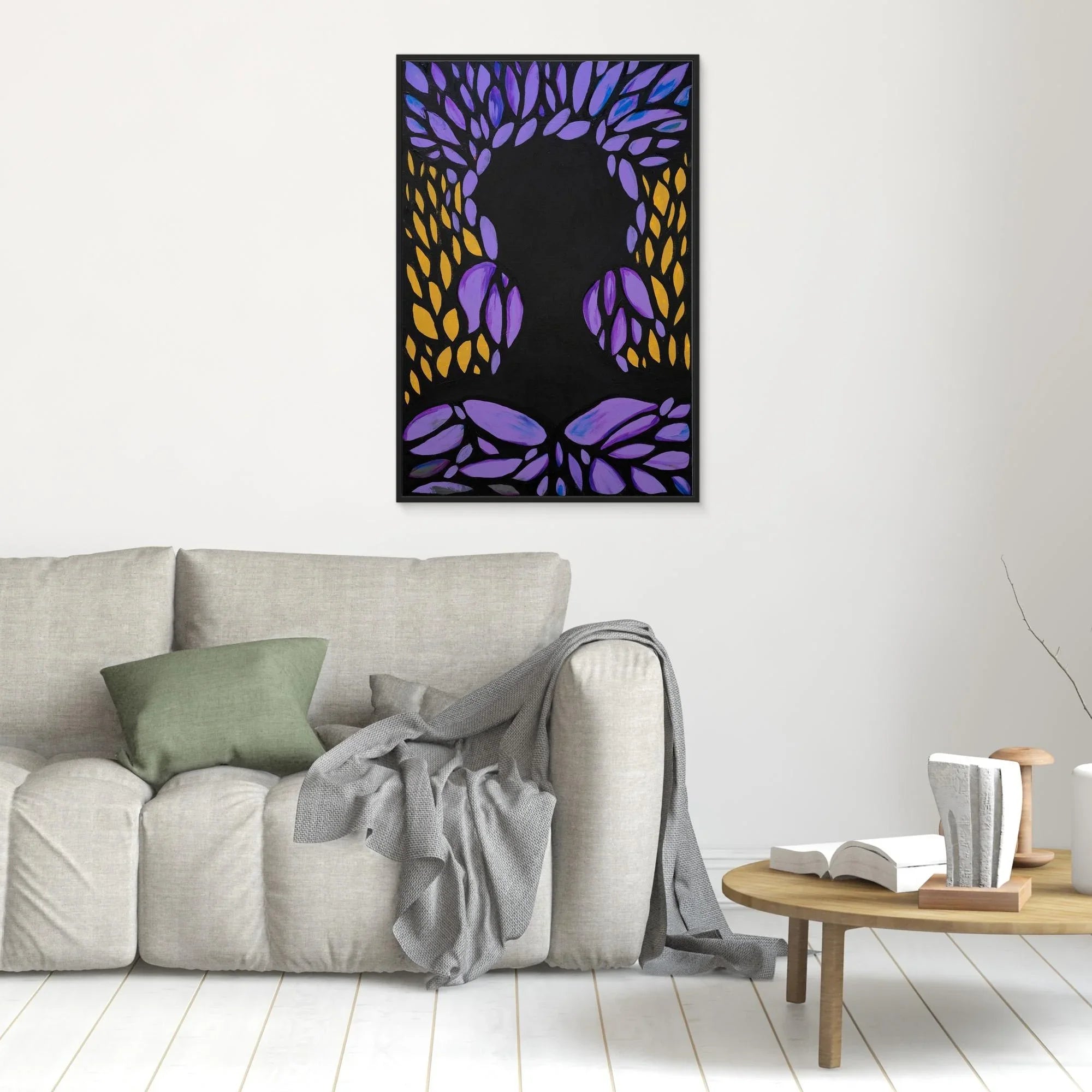 Canvas Print: Viola - Silvia Pusceddu | Contemporary Art Prints