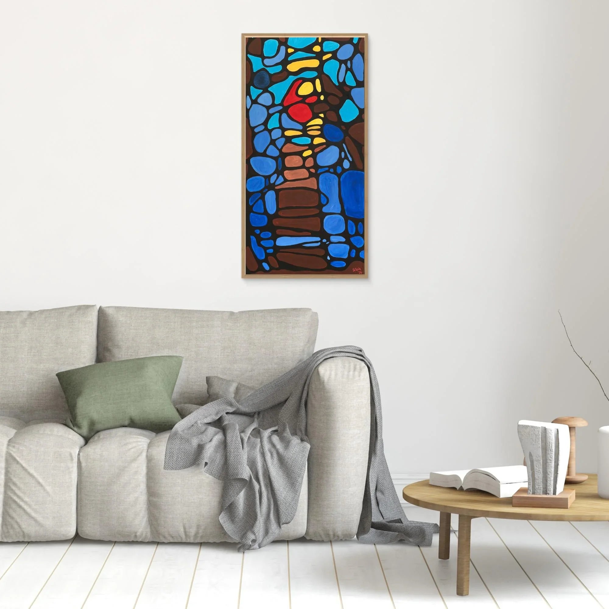 Canvas Print: Path - Silvia Pusceddu | Contemporary Art Prints