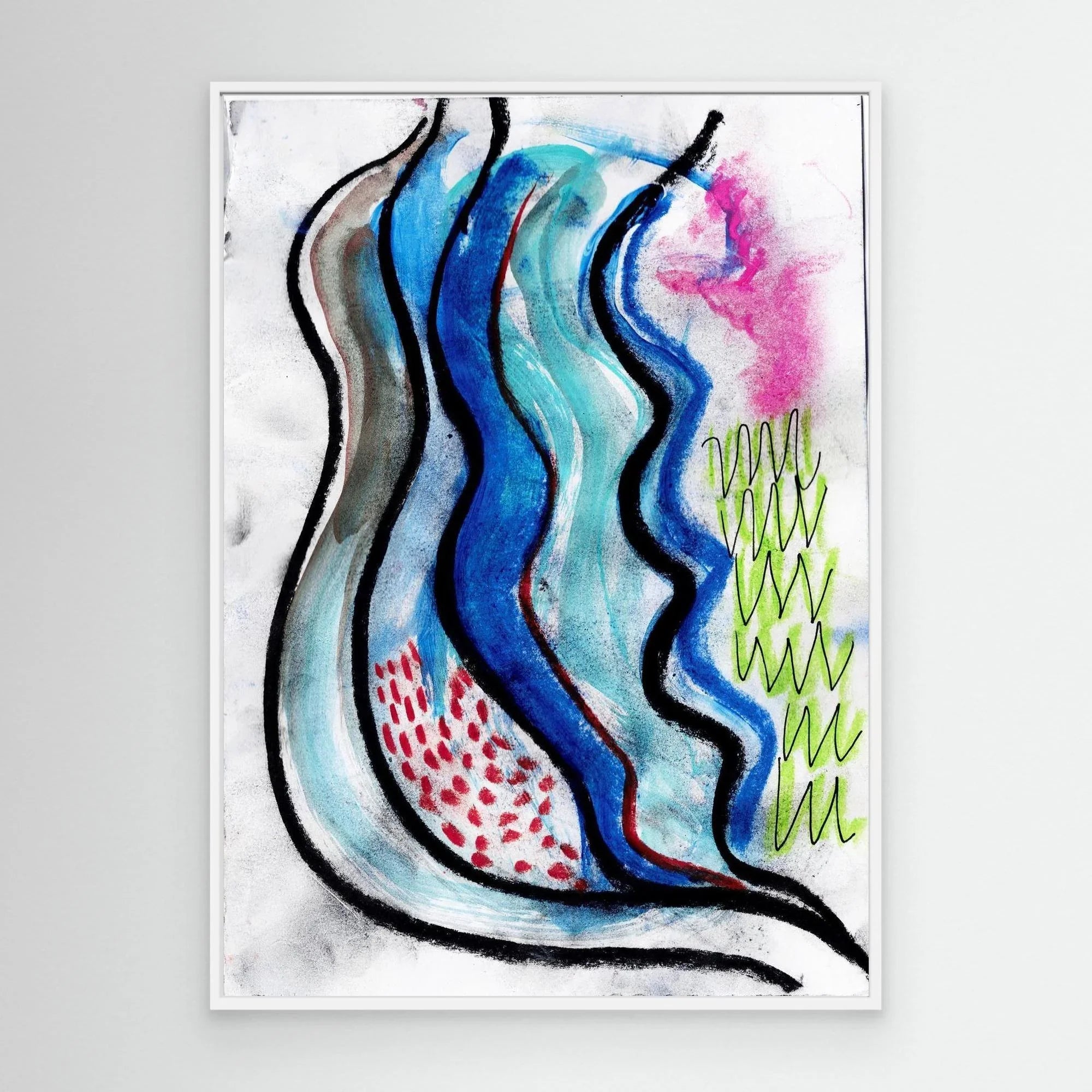 Canvas Print: Feathers - Silvia Pusceddu | Contemporary Art Prints