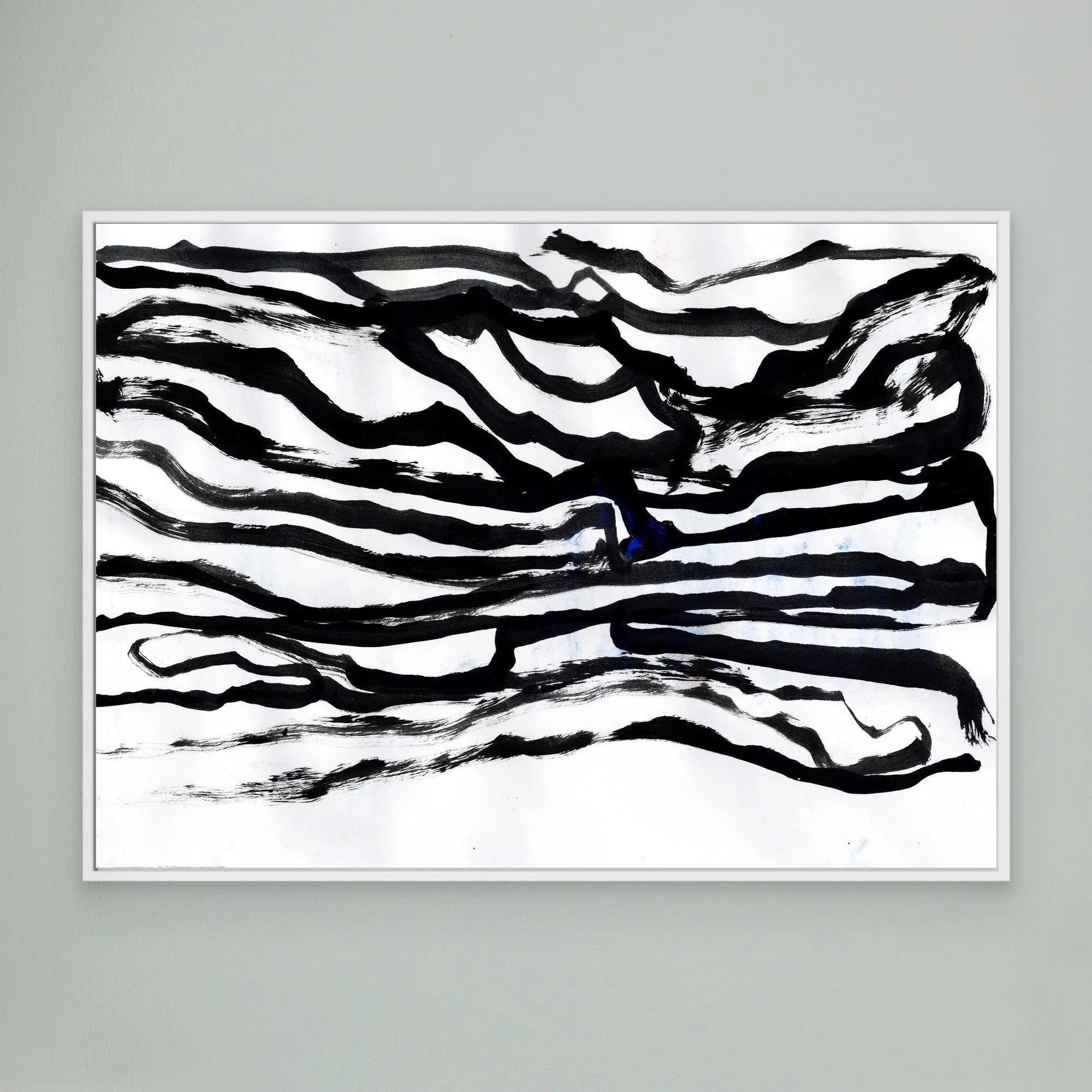 Canvas Print: Black Web - Silvia Pusceddu | Contemporary Art Prints