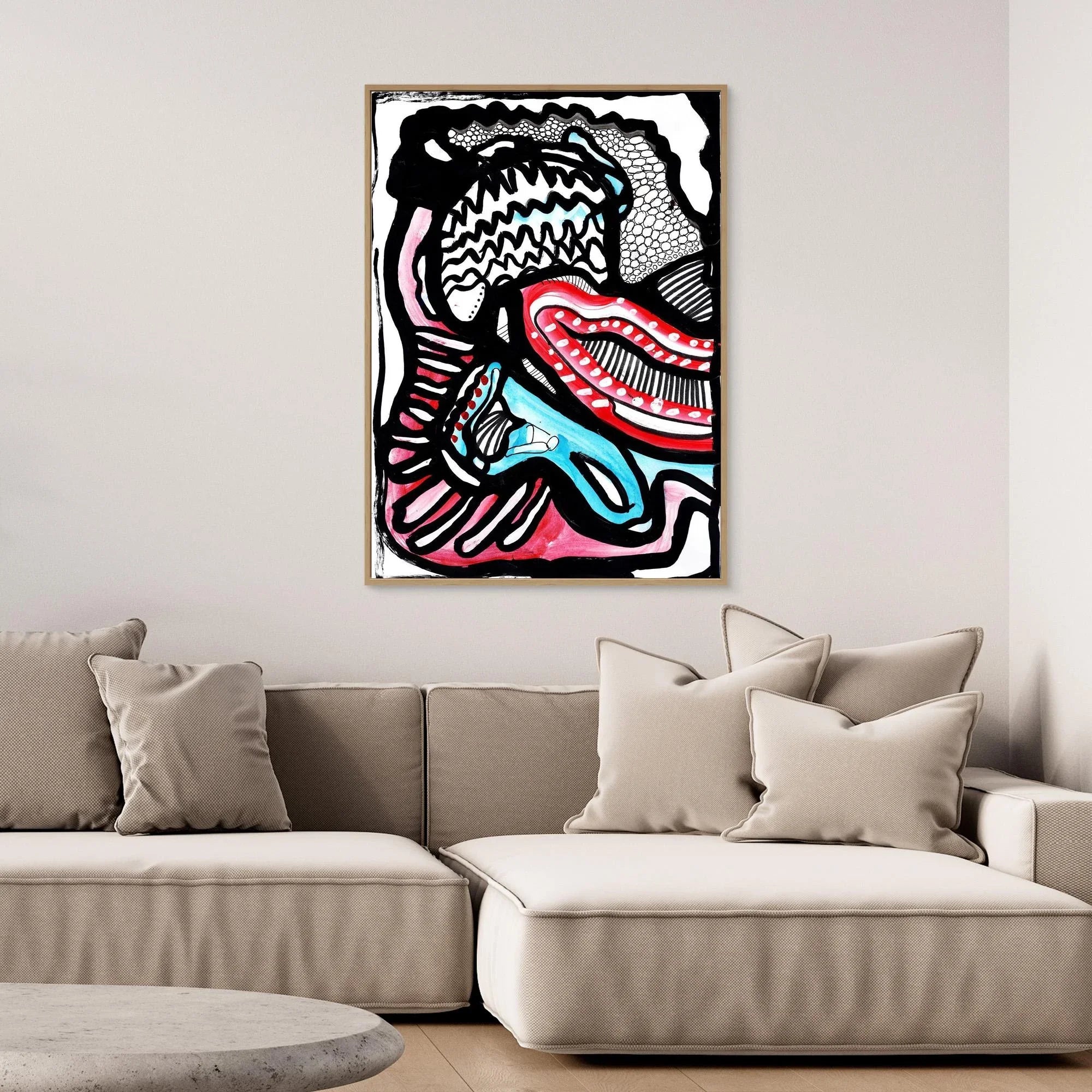 Canvas Print: Tribe - Silvia Pusceddu | Contemporary Art Prints