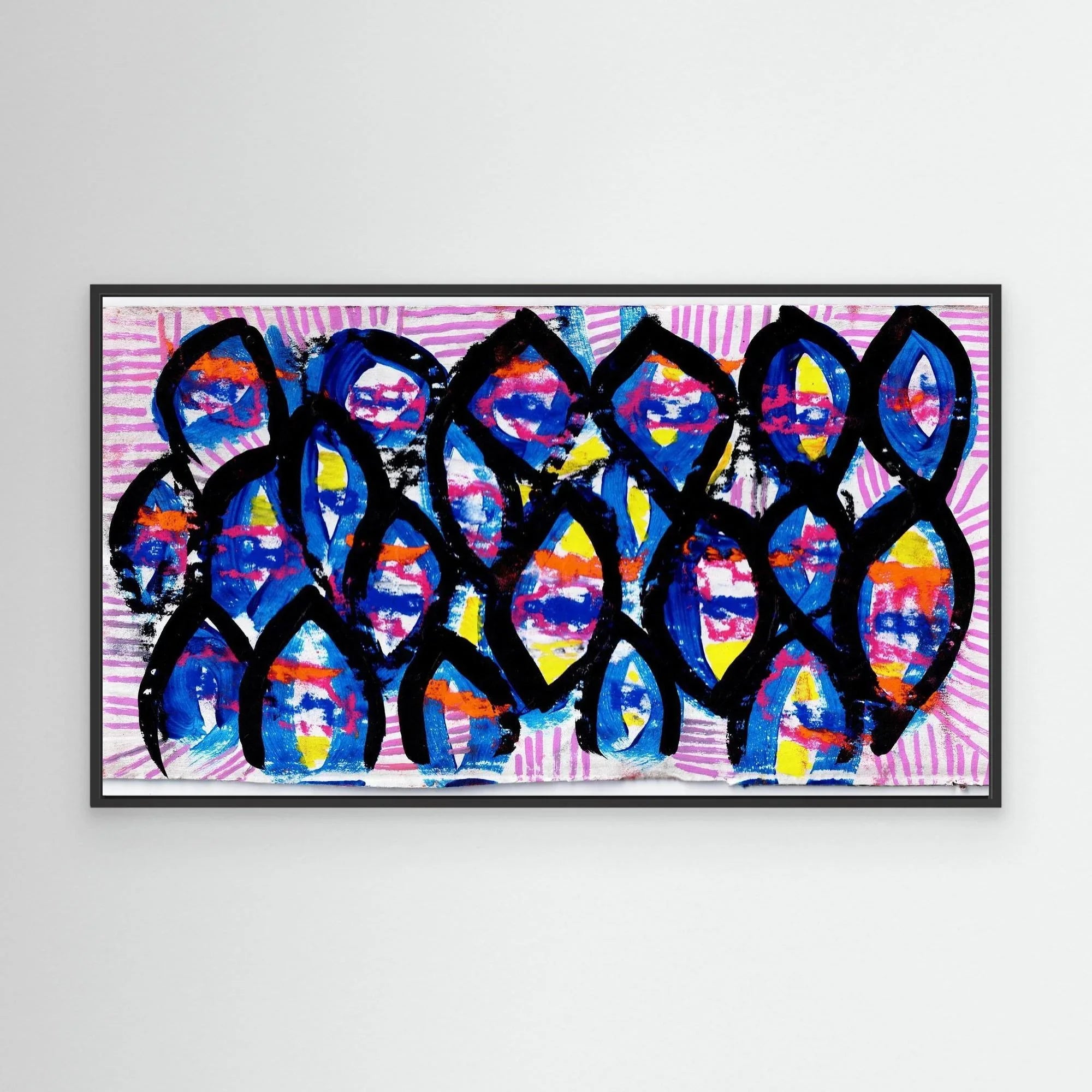 Canvas Print: Evil Eyes - Silvia Pusceddu | Contemporary Art Prints