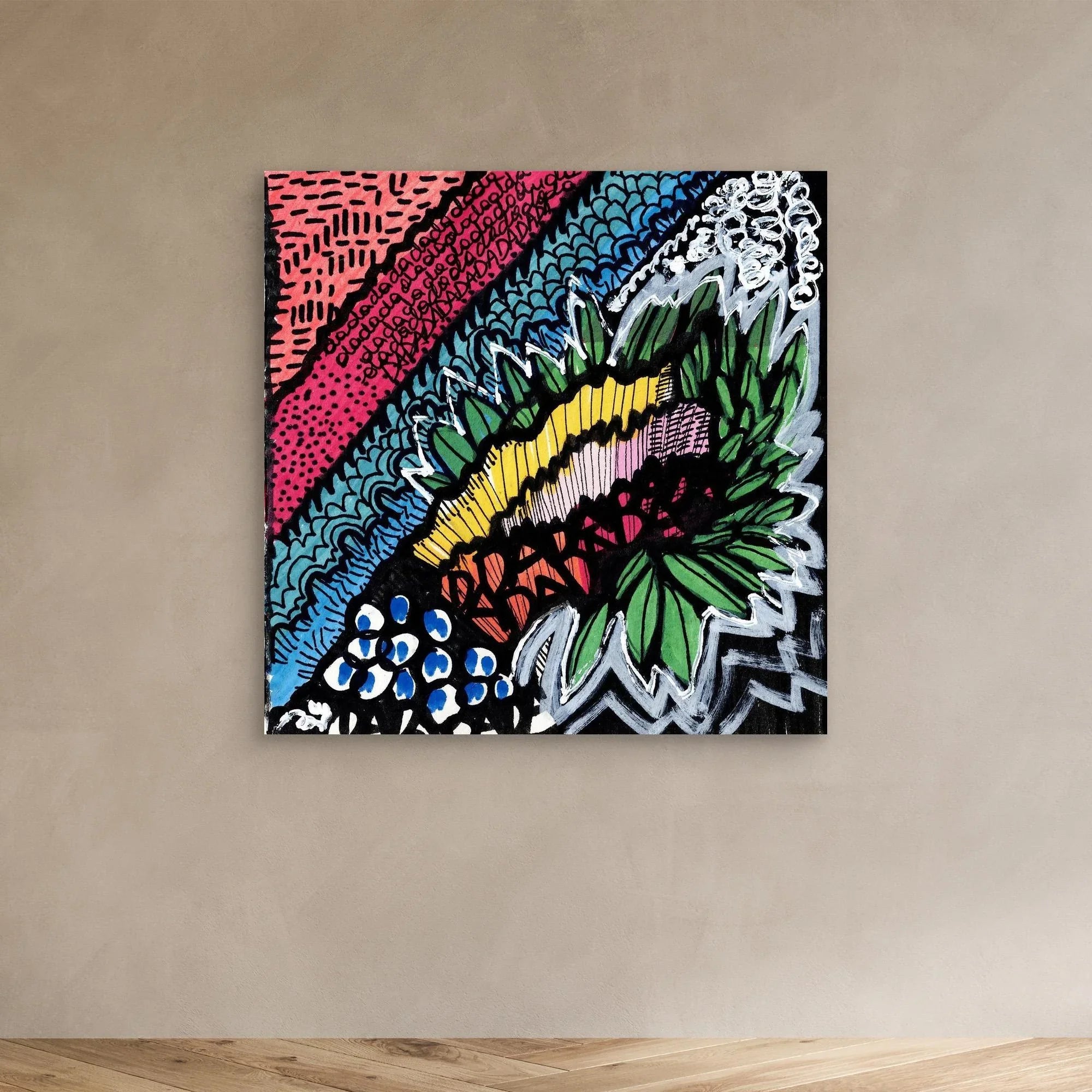 Canvas Print: Garden Dada - Silvia Pusceddu | Contemporary Art Prints