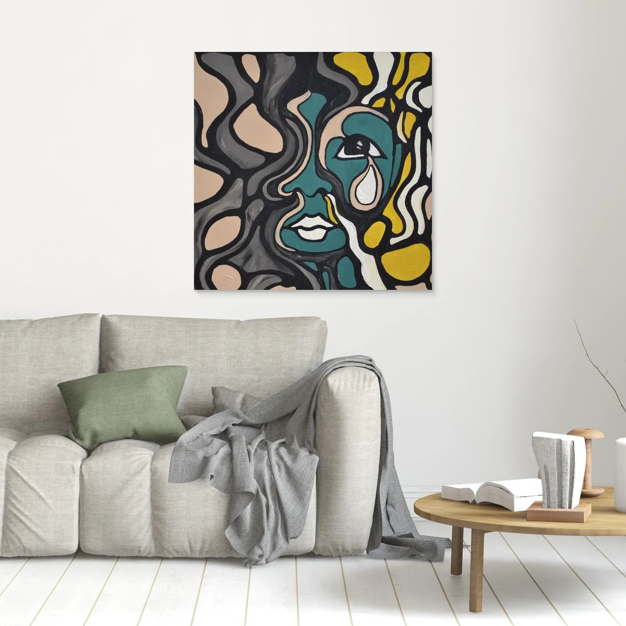 Canvas Print: Aether - Silvia Pusceddu | Contemporary Art Prints