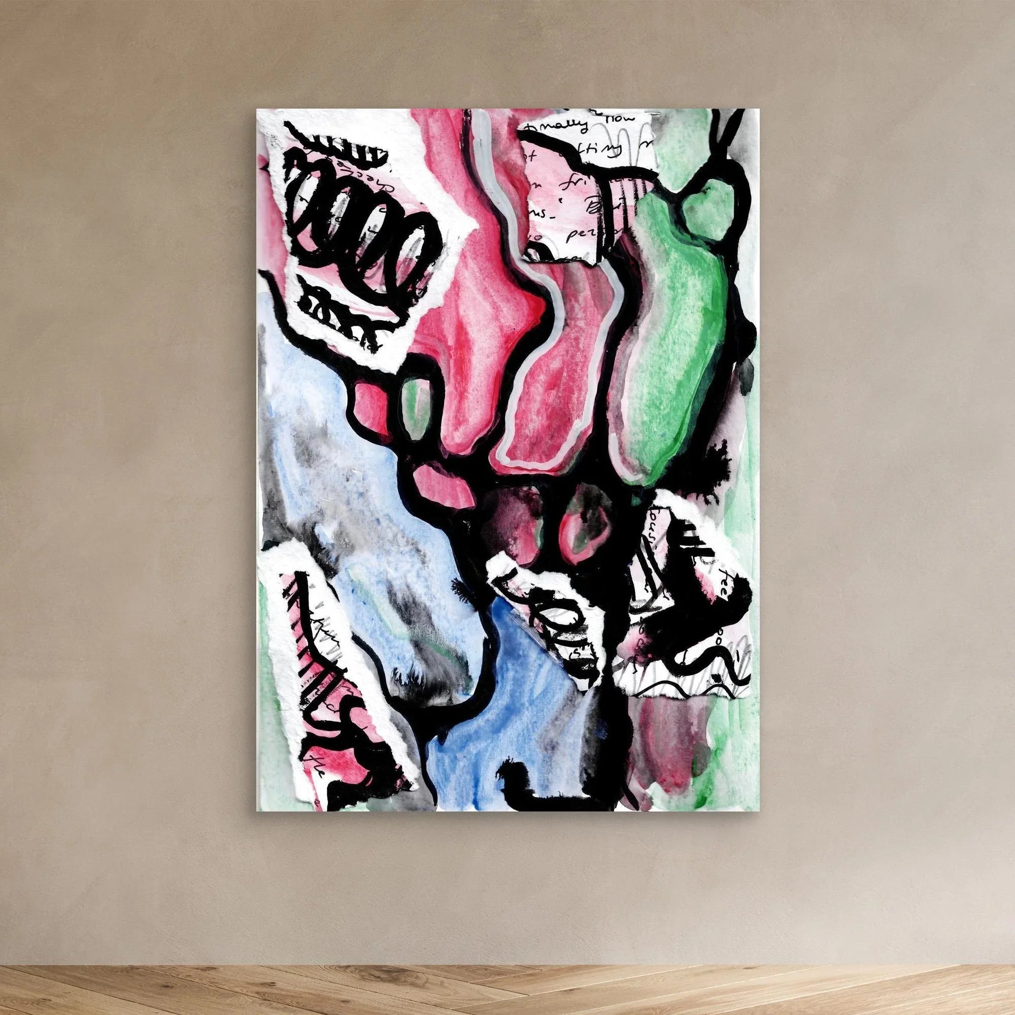 Canvas Print: Touched - Silvia Pusceddu | Contemporary Art Prints