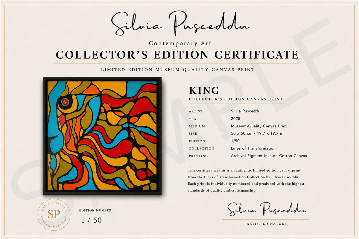King — Collector’s Edition Canvas Artwork