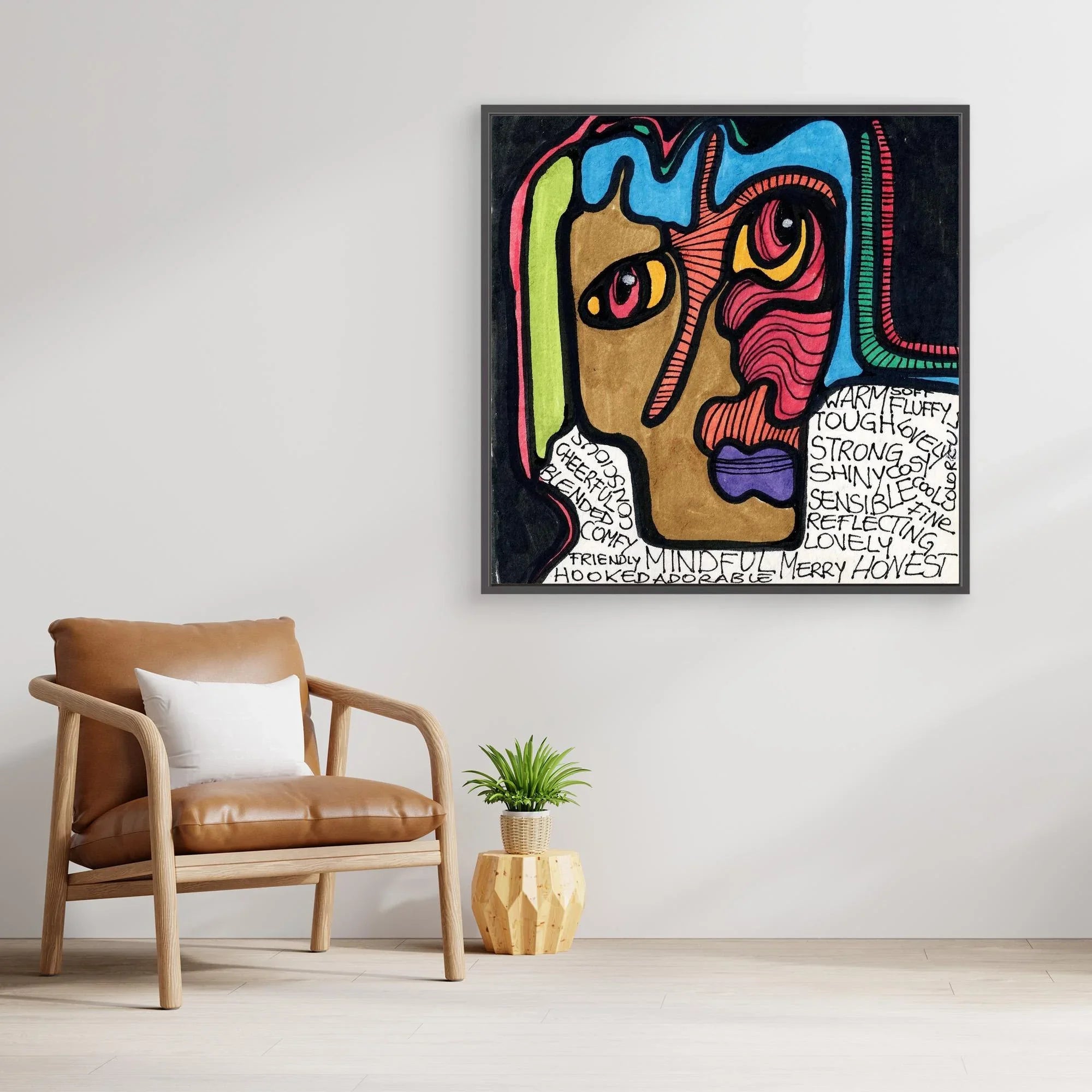 Canvas Print: Selfportrait DADA - Silvia Pusceddu | Contemporary Art Prints